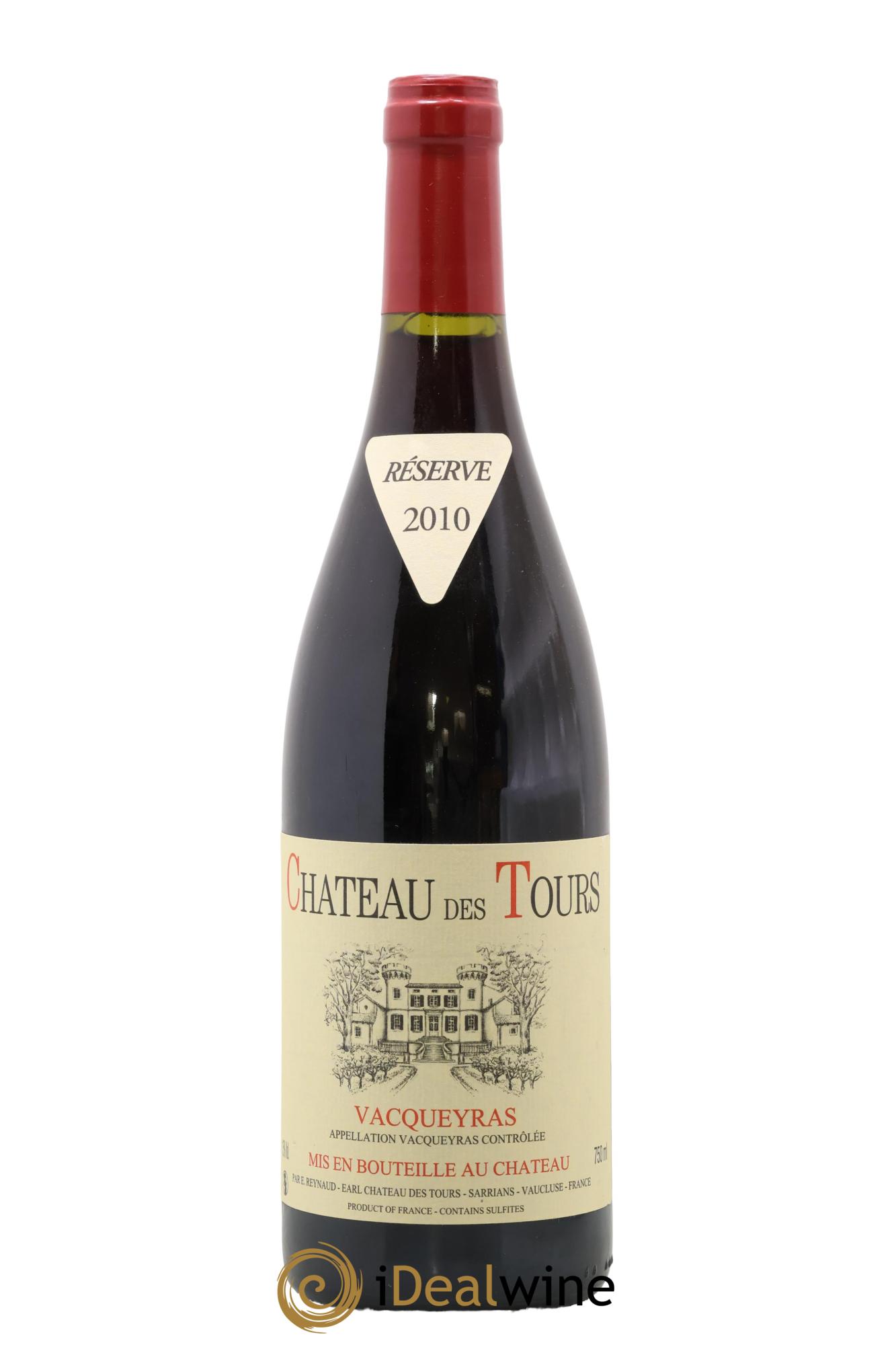 Vacqueyras Château des Tours Emmanuel Reynaud 2010 - Lotto di 1 bottiglia - 0