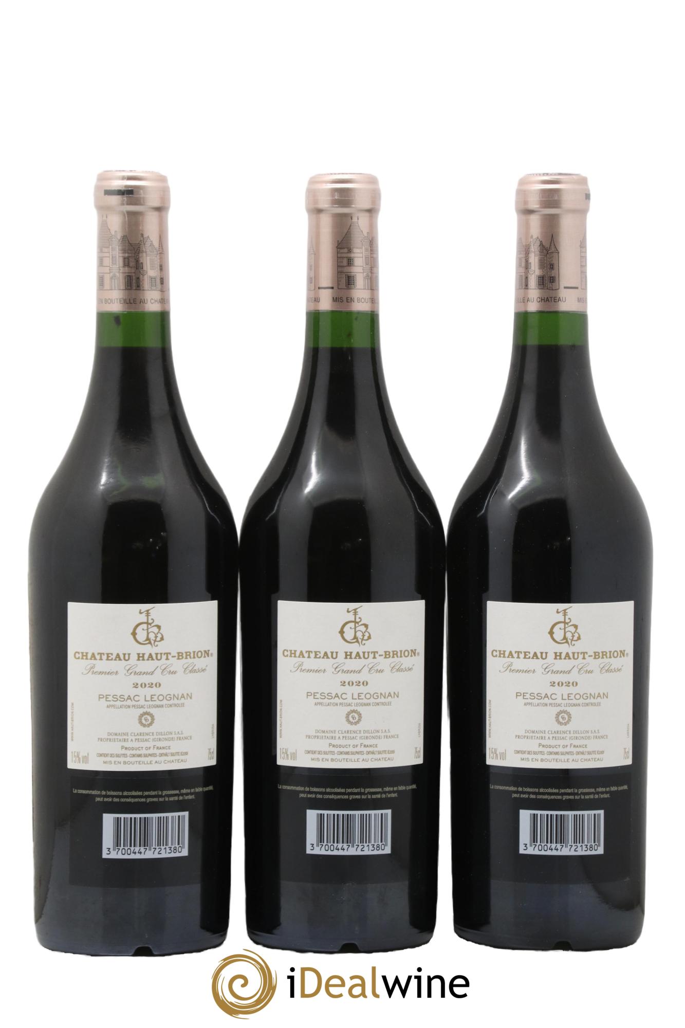 Château Haut Brion 1er Grand Cru Classé 2020 - Lot of 6 bottles - 4