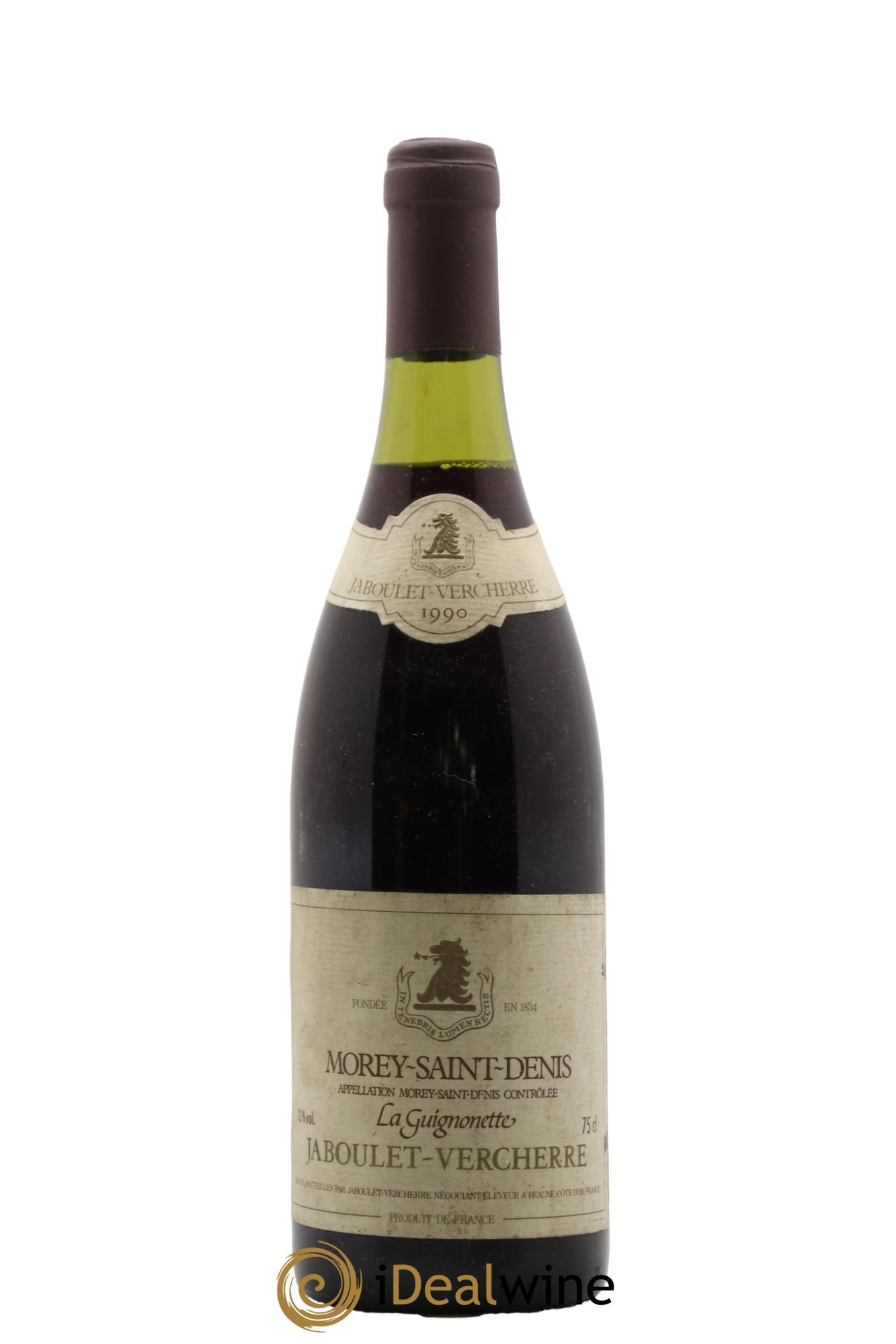 Morey-Saint-Denis La Guignonette Jaboulet Vercherre 1990 - Lot de 1 bouteille - 0