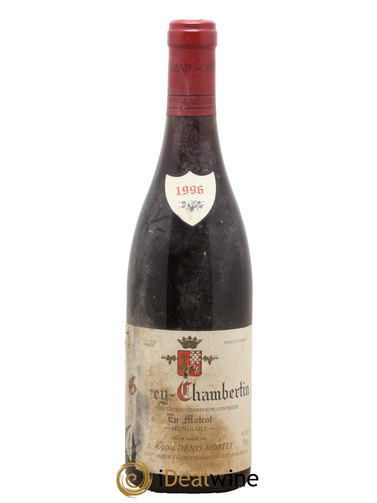 Gevrey-Chambertin En Motrot Denis Mortet (Domaine) 1996 - Lotto di 1 bottiglia - 0