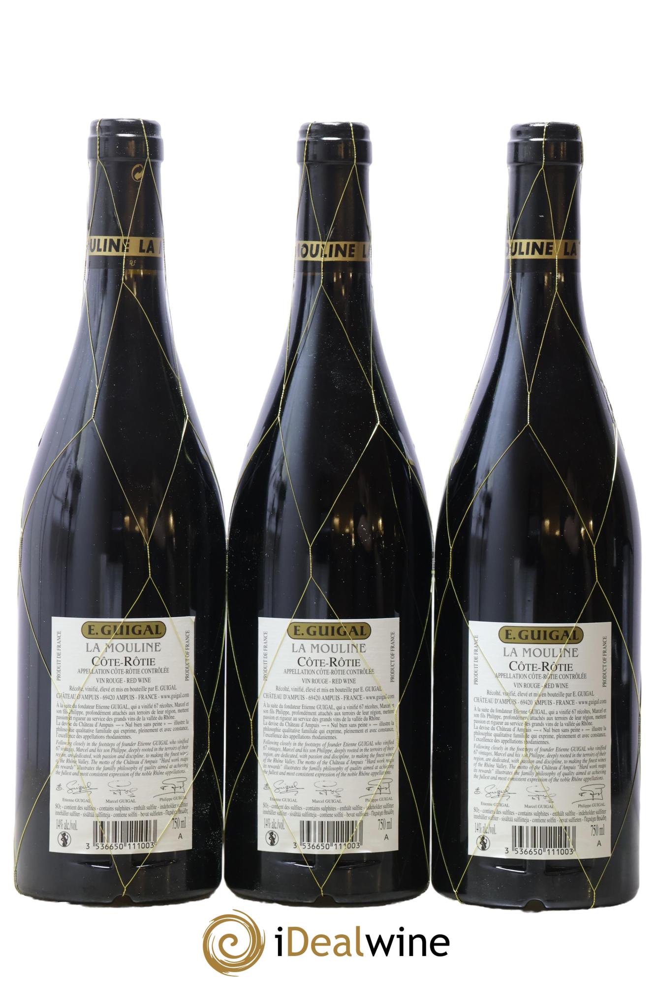 Côte-Rôtie La Mouline Guigal 2015 - Lot de 6 bouteilles - 2