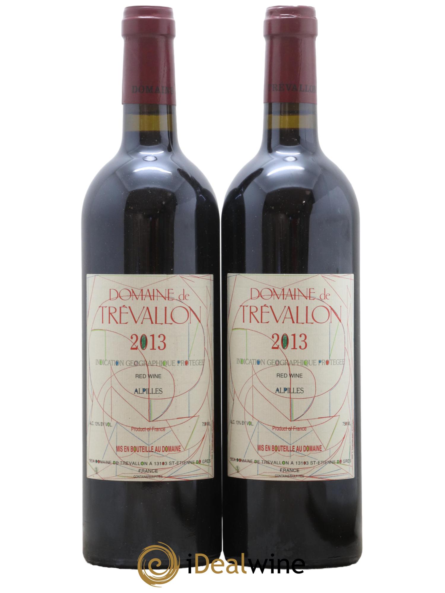Alpilles Trévallon (Domaine de) Eloi Dürrbach 2013 - Lot de 2 bouteilles - 0