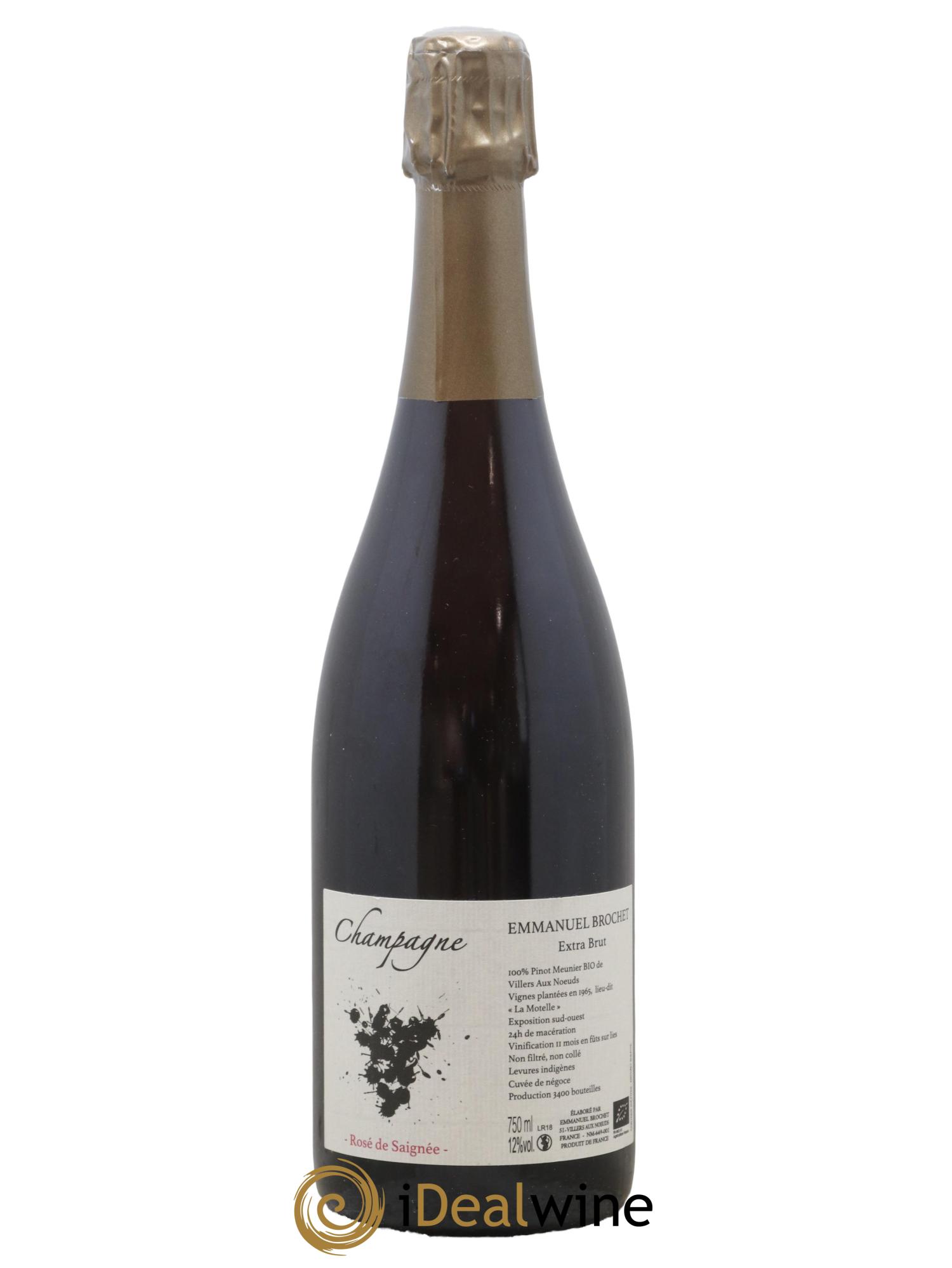 Rosé de Saignée Extra-Brut Emmanuel Brochet - Lot de 1 bouteille - 0