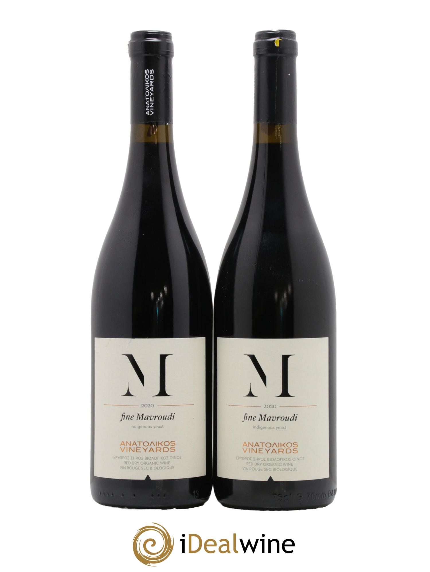 Vins Etrangers Grèce Anatolikos Vineyards Fine Mavroudi 2020 - Lot de 2 bouteilles - 0