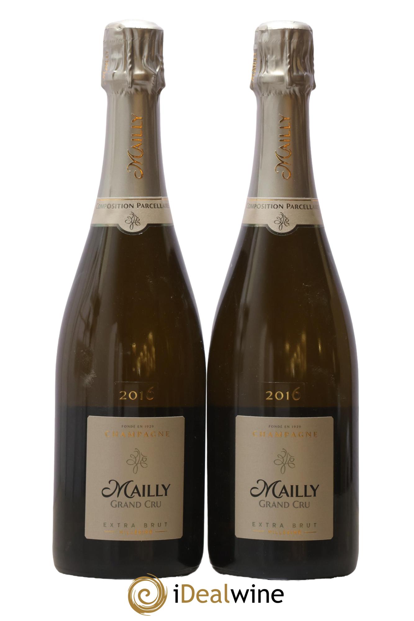 Brut millésimé Mailly 2016 - Lotto di 2 bottiglie - 0