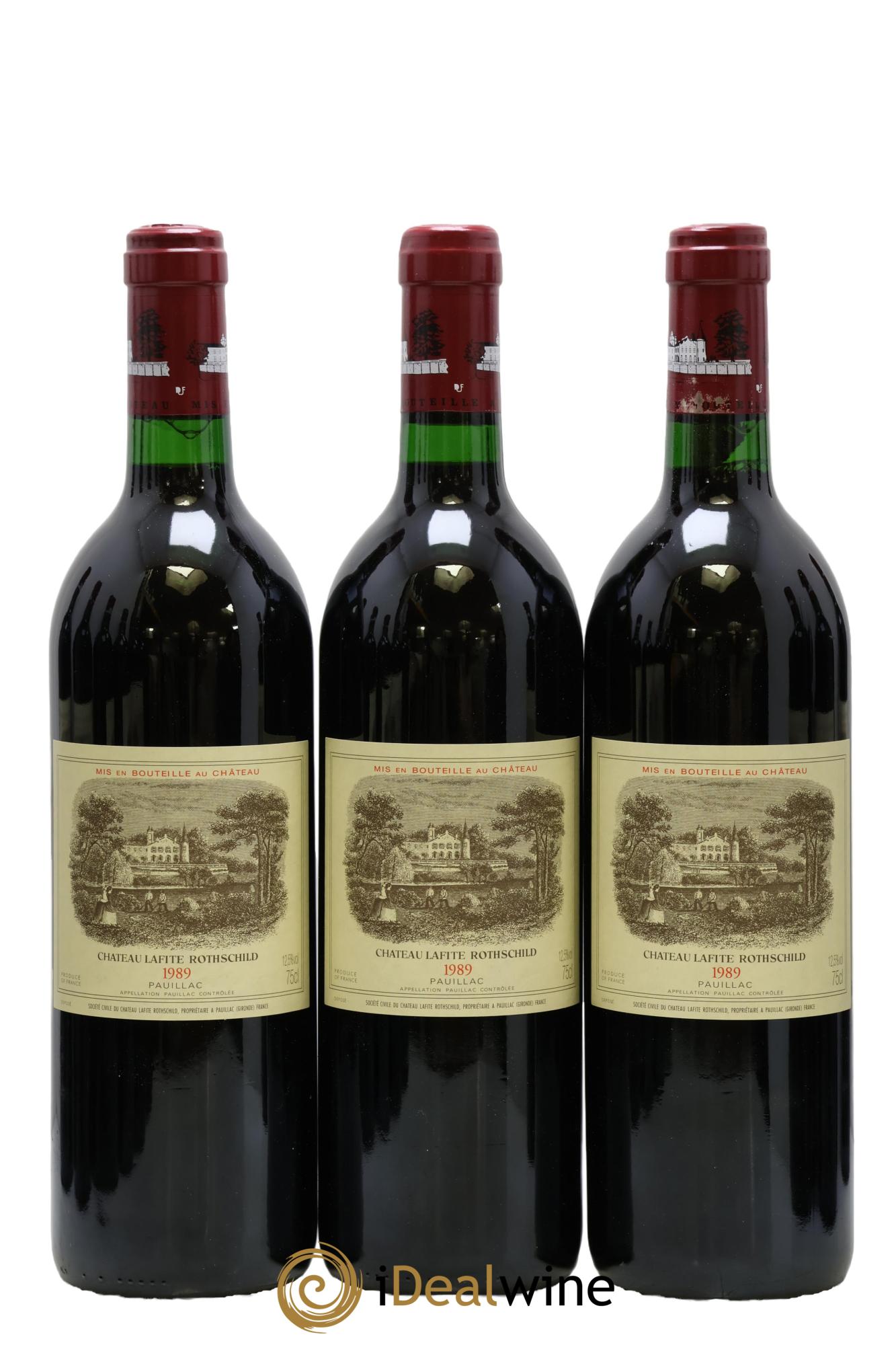 Château Lafite Rothschild 1er Grand Cru Classé 1989 - Lot de 12 bouteilles - 2