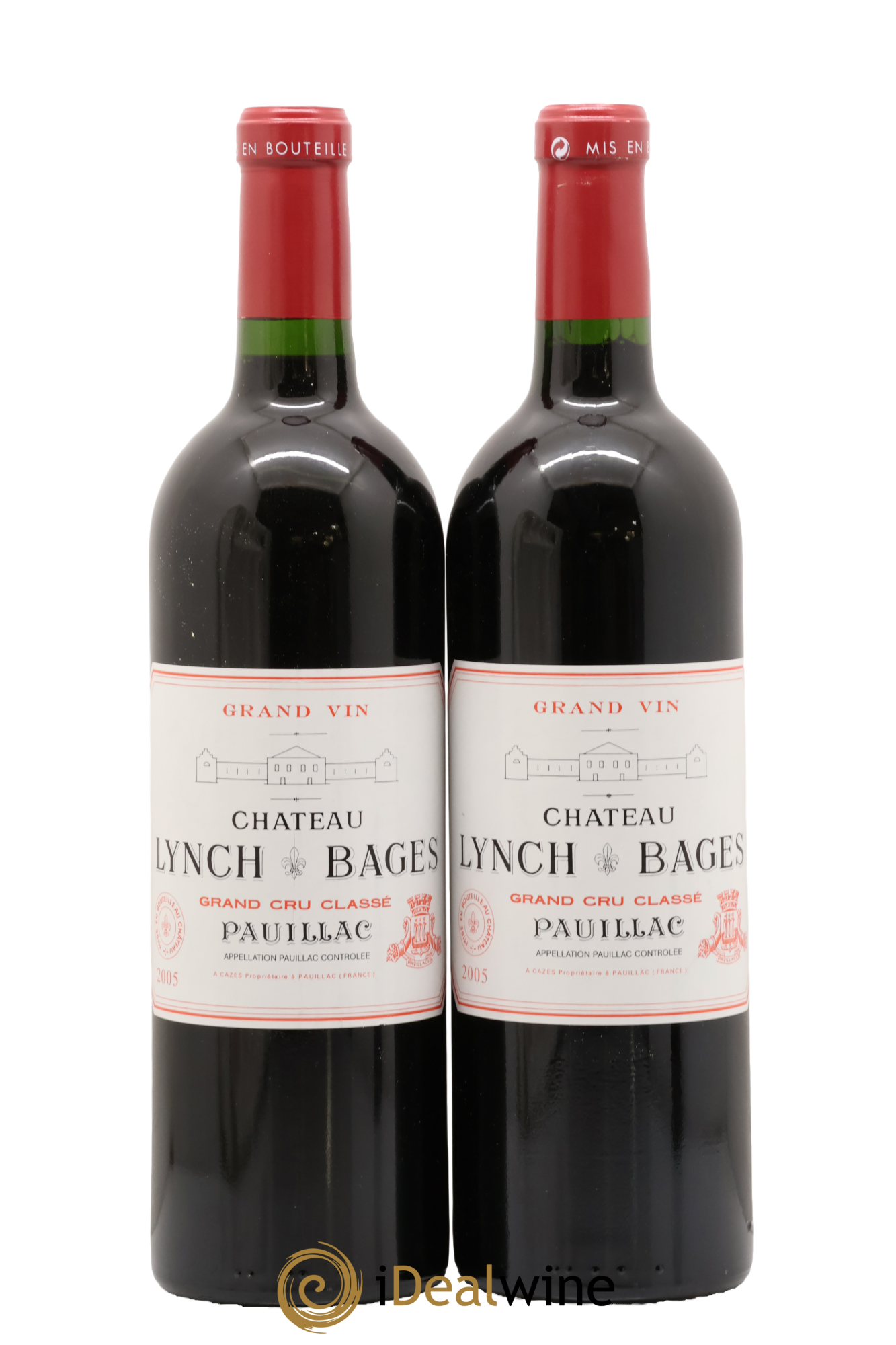 Château Lynch Bages 5ème Grand Cru Classé 2005 - Lot de 2 bouteilles - 0