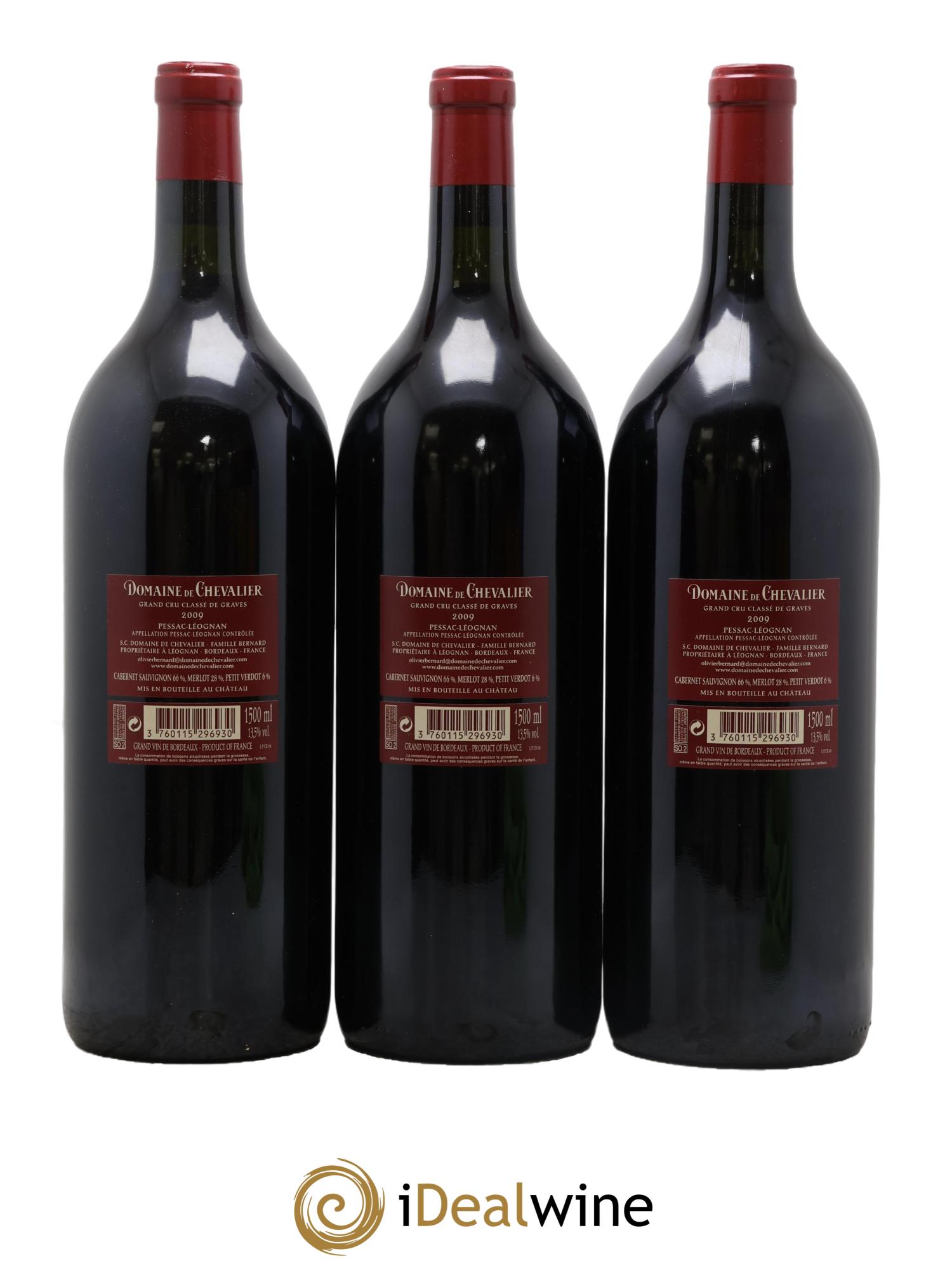 Domaine de Chevalier Cru Classé de Graves 2009 - Lotto di 3 magnum - 1