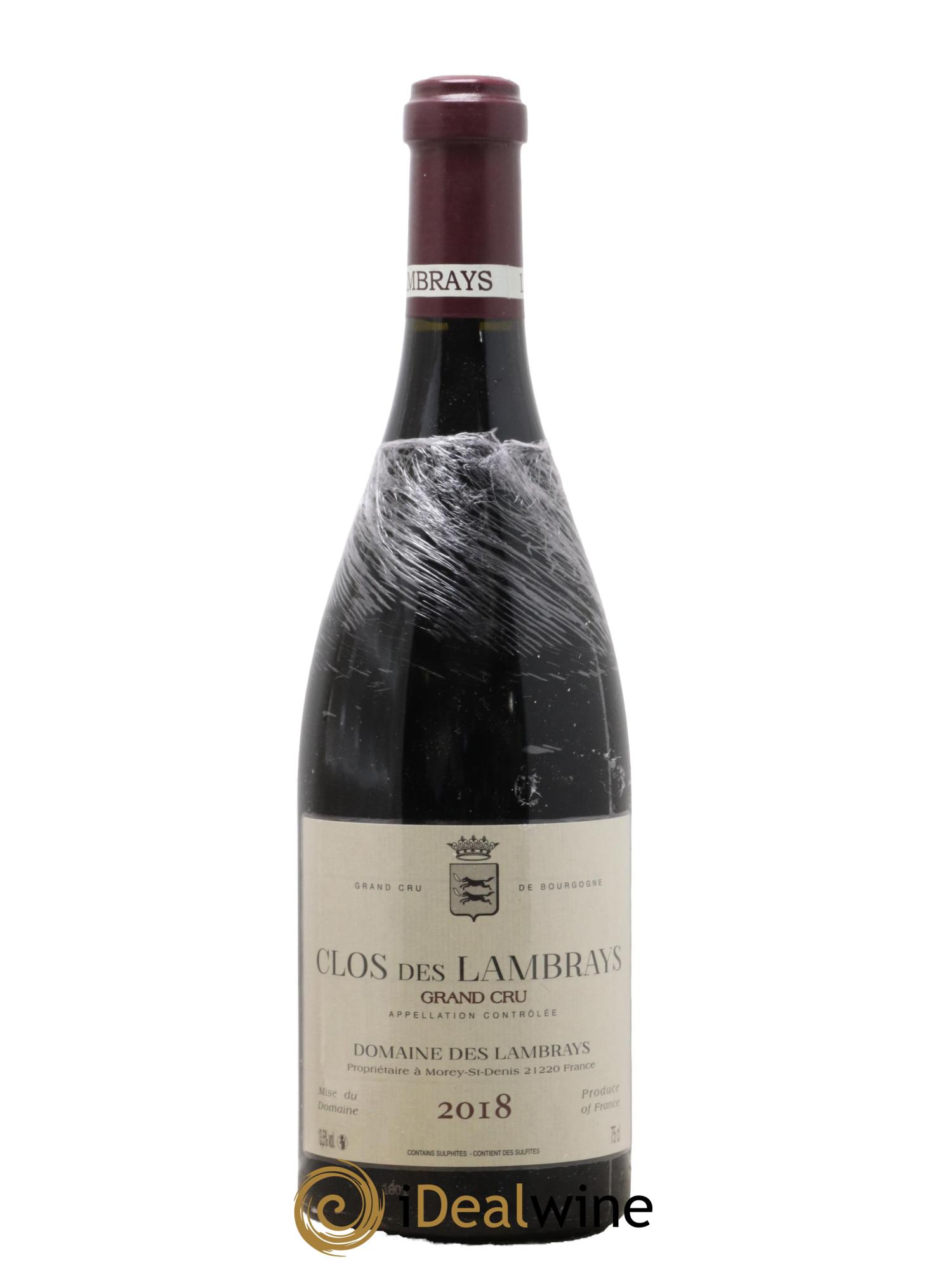Clos des Lambrays Grand Cru Domaine des Lambrays 2018 - Lot de 1 bouteille - 0