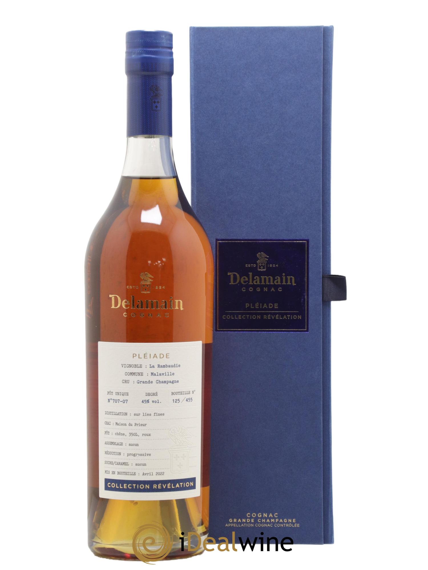 Cognac Delamain Pléiade  Révélation Malaville - Posten von 1 Flasche - 1