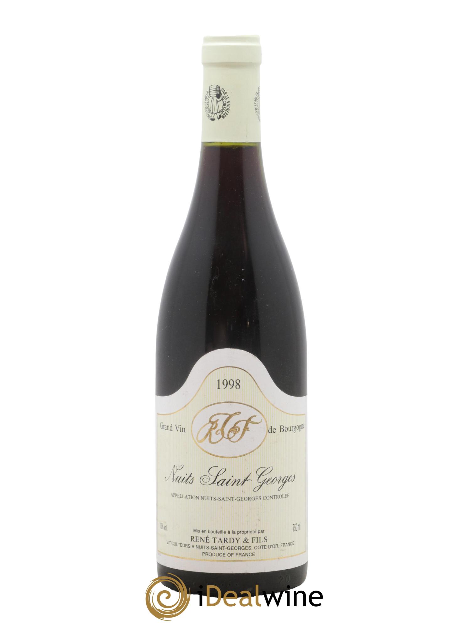 Nuits-Saint-Georges Rene Tardy et Fils 1998 - Lot de 1 bouteille - 0