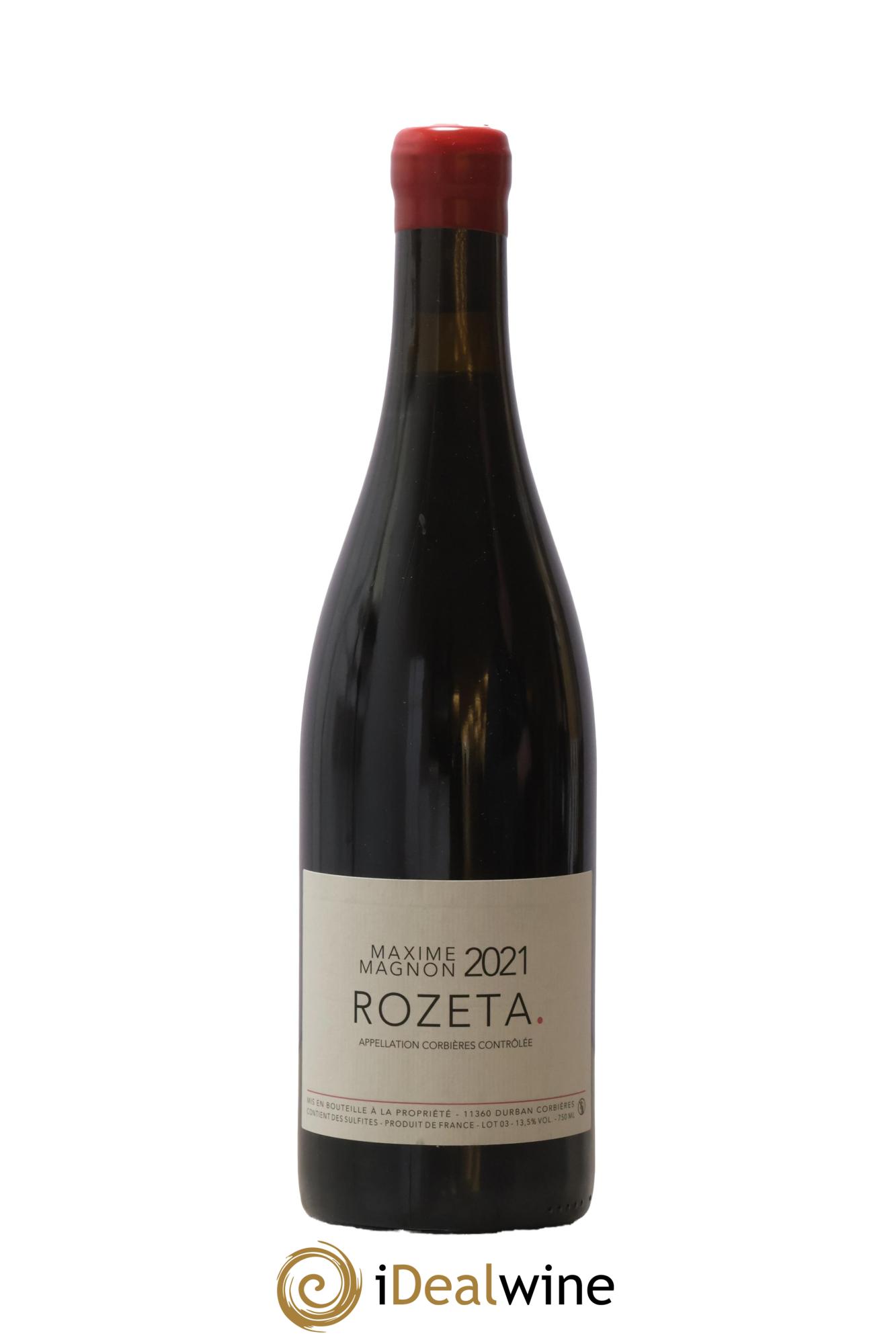 Corbières Rozeta Maxime Magnon 2021 - Lot of 1 bottle - 0
