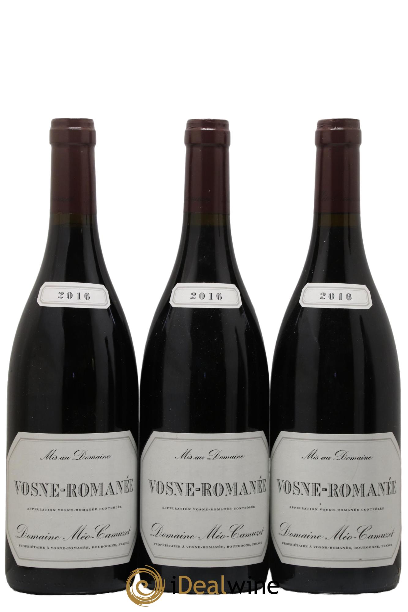 Vosne-Romanée Méo-Camuzet (Domaine) 2016 - Lot de 3 bouteilles - 0