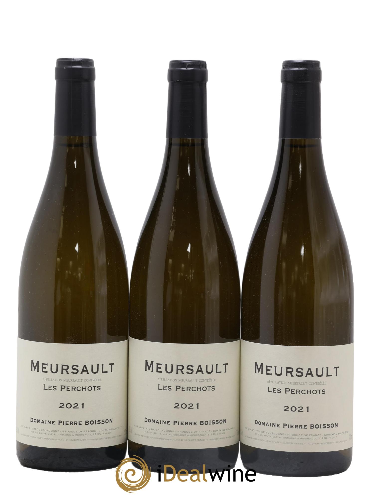 Meursault Les Perchots Pierre Boisson (Domaine) 2021 - Lotto di 3 bottiglie - 0