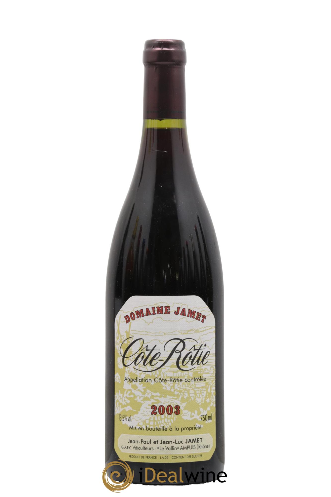 Côte-Rôtie Jamet (Domaine) 2003 - Lotto di 1 bottiglia - 0