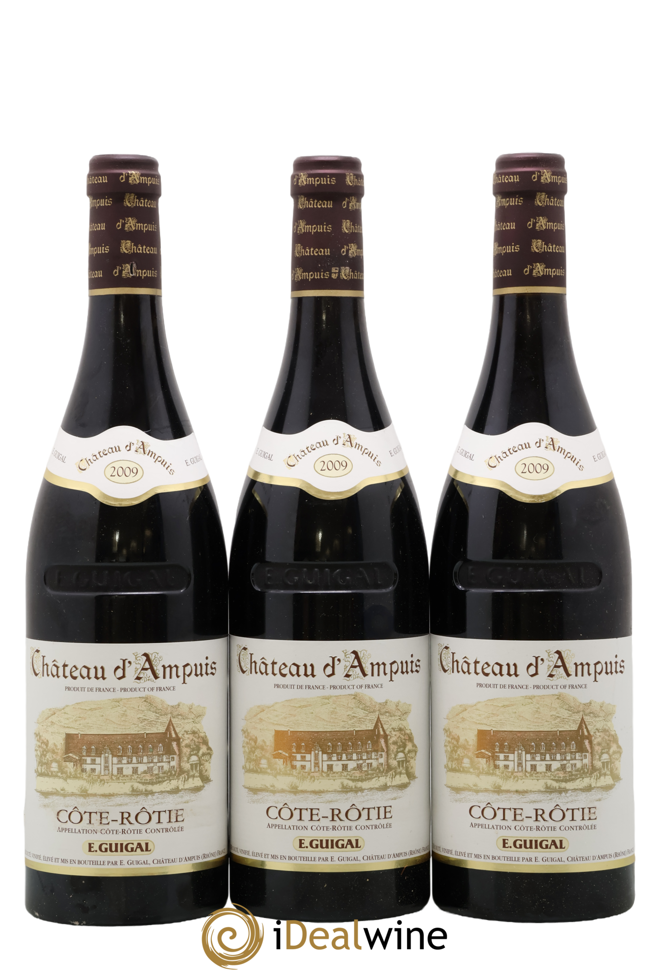 Côte-Rôtie Château d'Ampuis Guigal 2009 - Lot de 3 bouteilles - 0