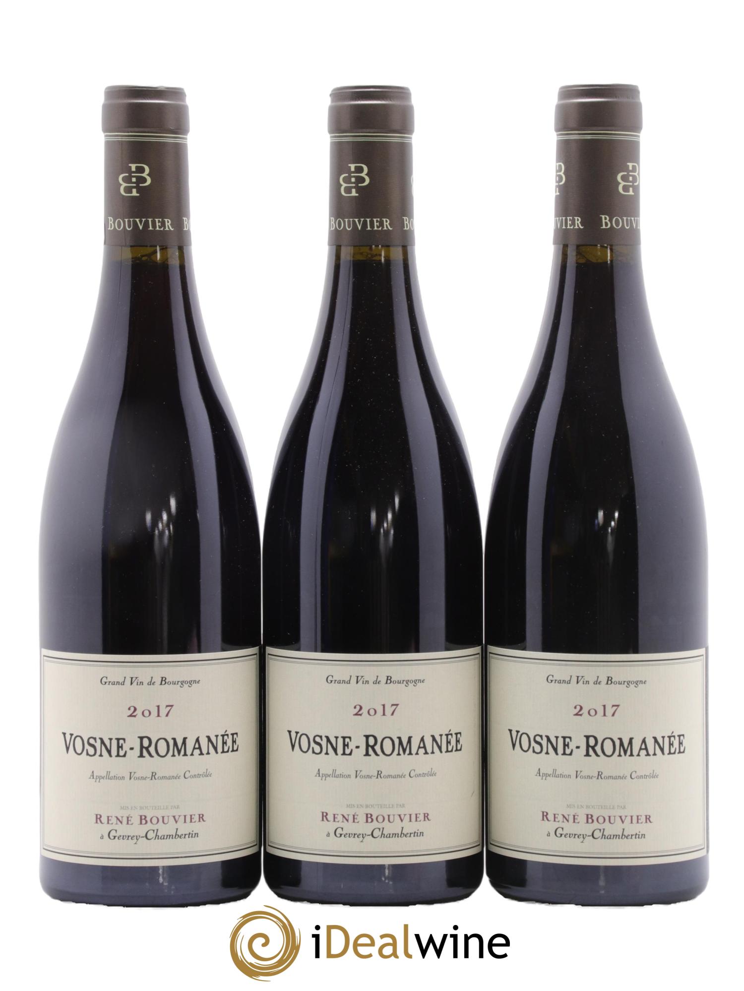 Vosne-Romanée René Bouvier (Domaine) 2017 - Posten von 3 Flaschen - 0