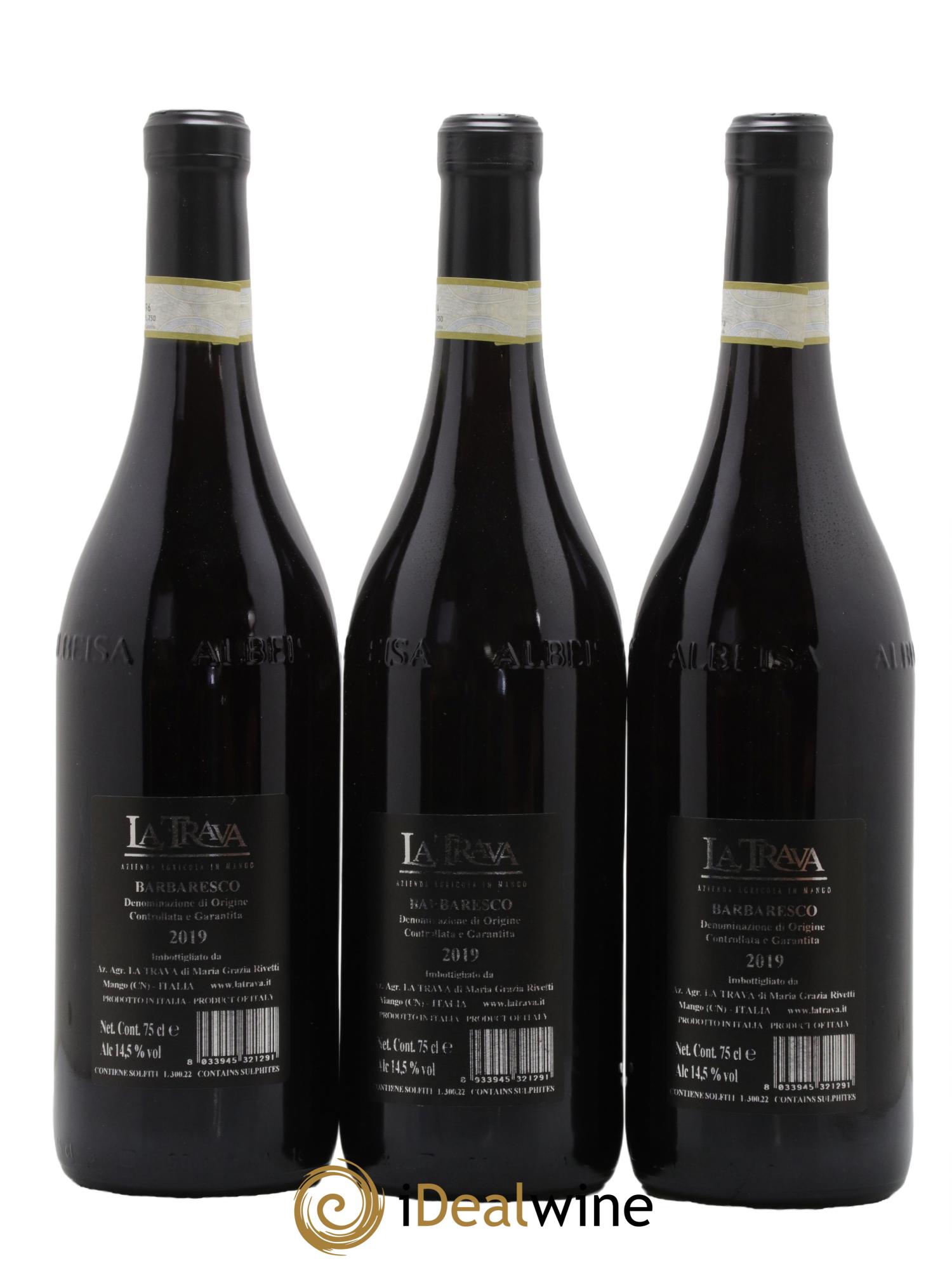 Barbaresco DOCG La Trava 2019 - Posten von 3 Flaschen - 1