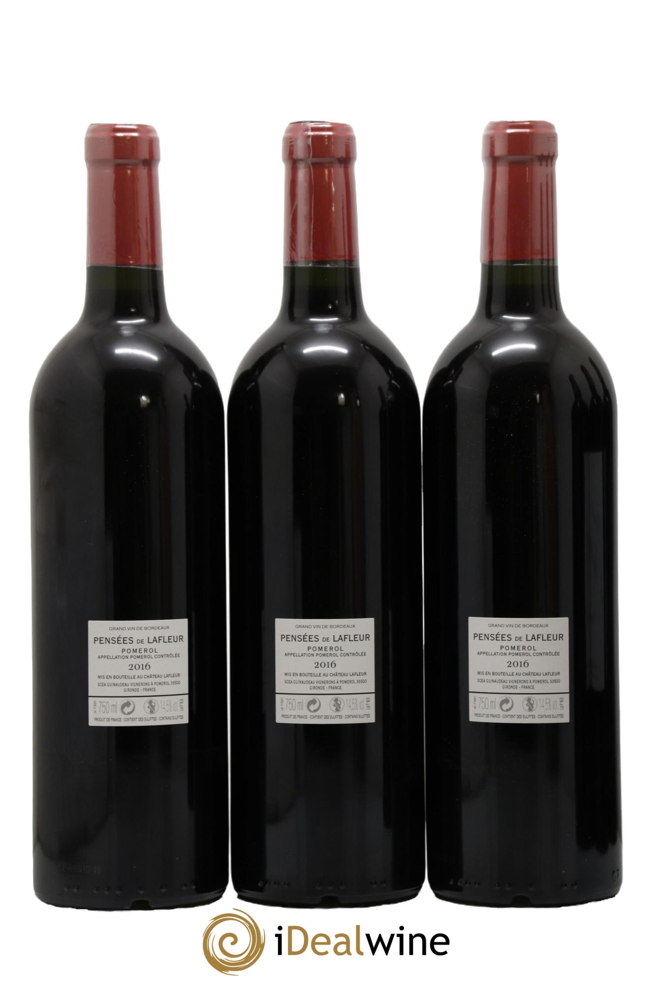 Pensées de Lafleur Second Vin 2016 - Lot de 6 bouteilles - 2
