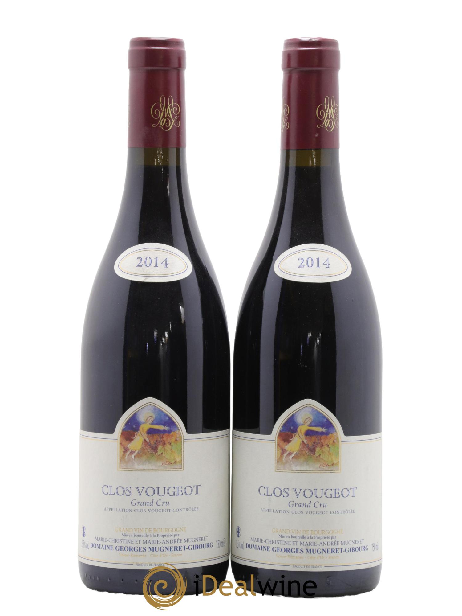 Clos de Vougeot Grand Cru Mugneret-Gibourg (Domaine) 2014 - Lot de 2 bouteilles - 0