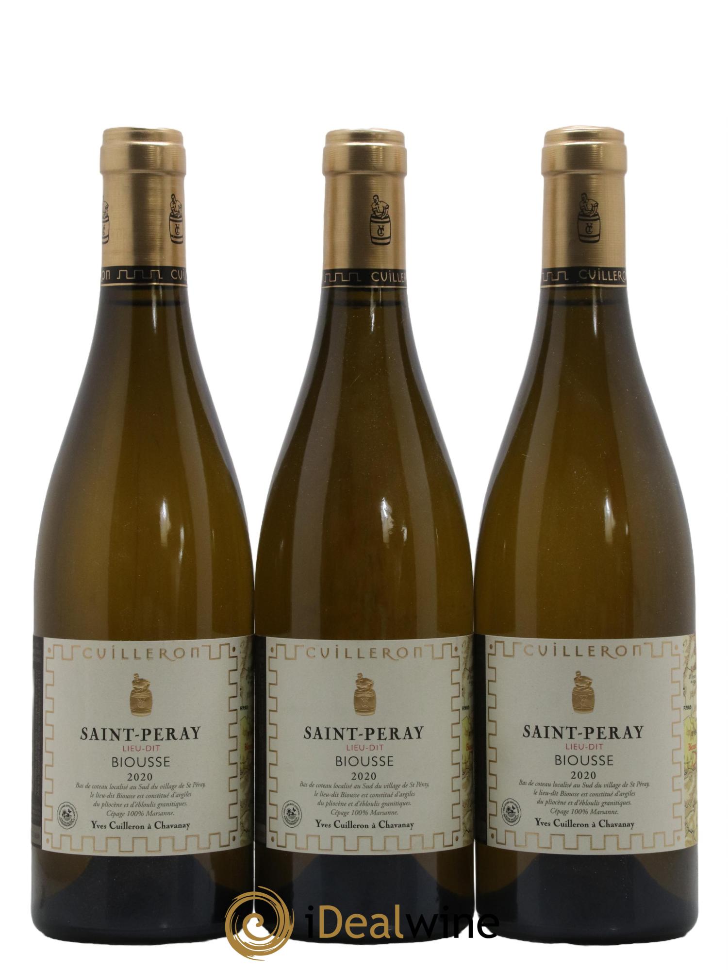 Saint-Péray Biousse Yves Cuilleron (Domaine) 2020 - Posten von 3 Flaschen - 0