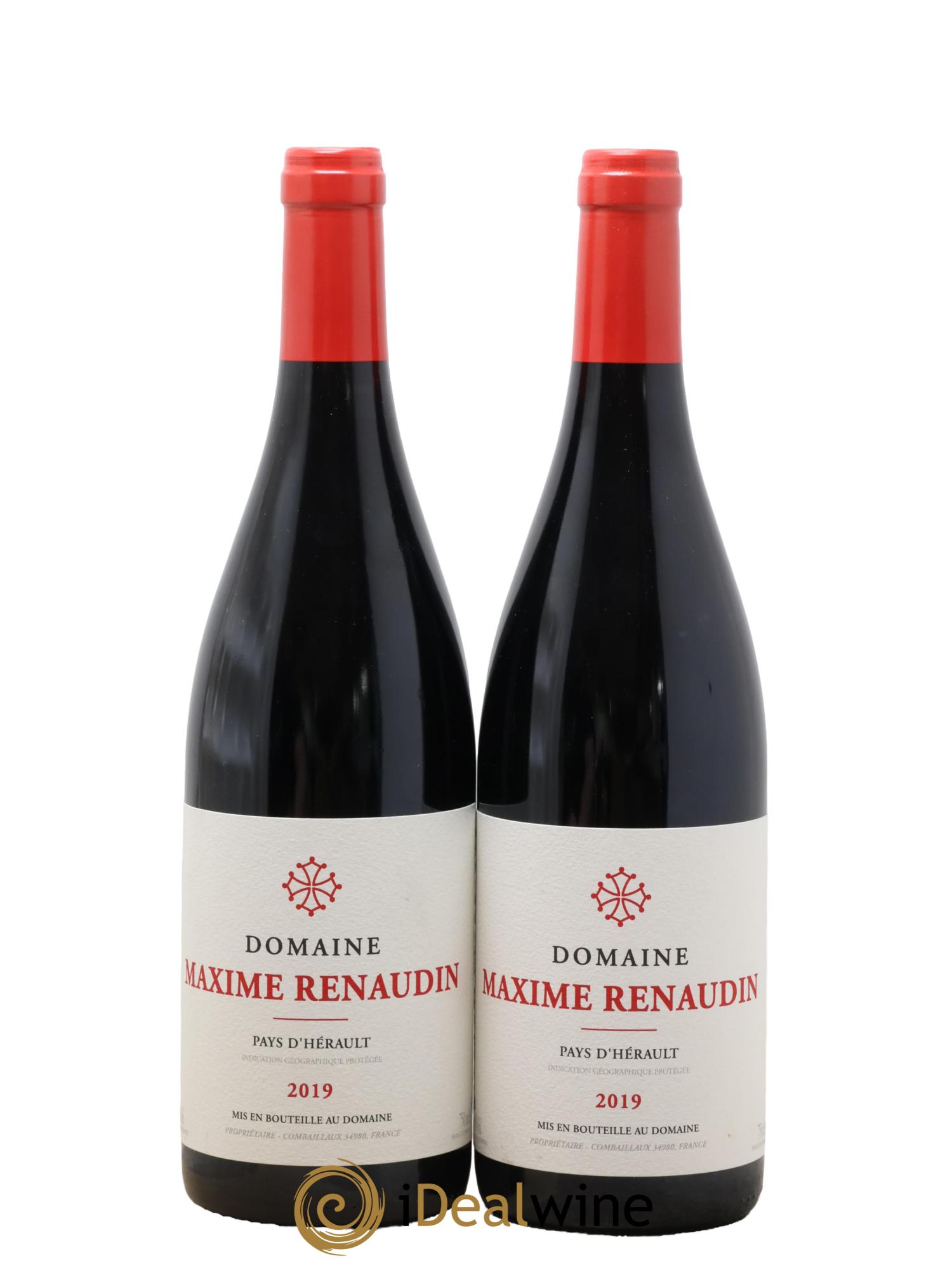 IGP Pays d'Hérault Maxime Renaudin 2019 - Lot de 2 bouteilles - 0