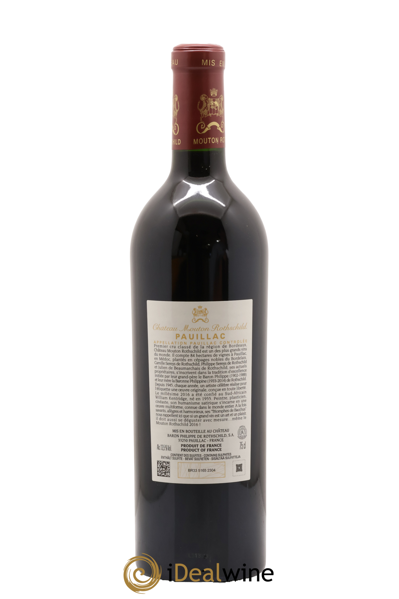 Château Mouton Rothschild 1er Grand Cru Classé 2016 - Lotto di 1 bottiglia - 1