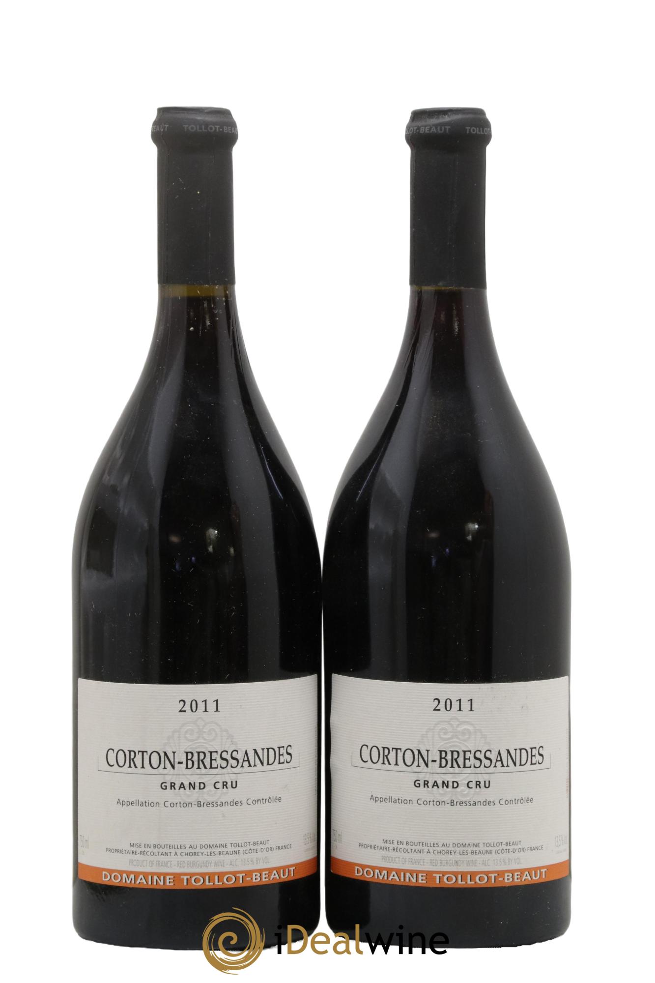 Corton-Bressandes Grand Cru Tollot Beaut (Domaine) 2011 - Posten von 2 Flaschen - 0