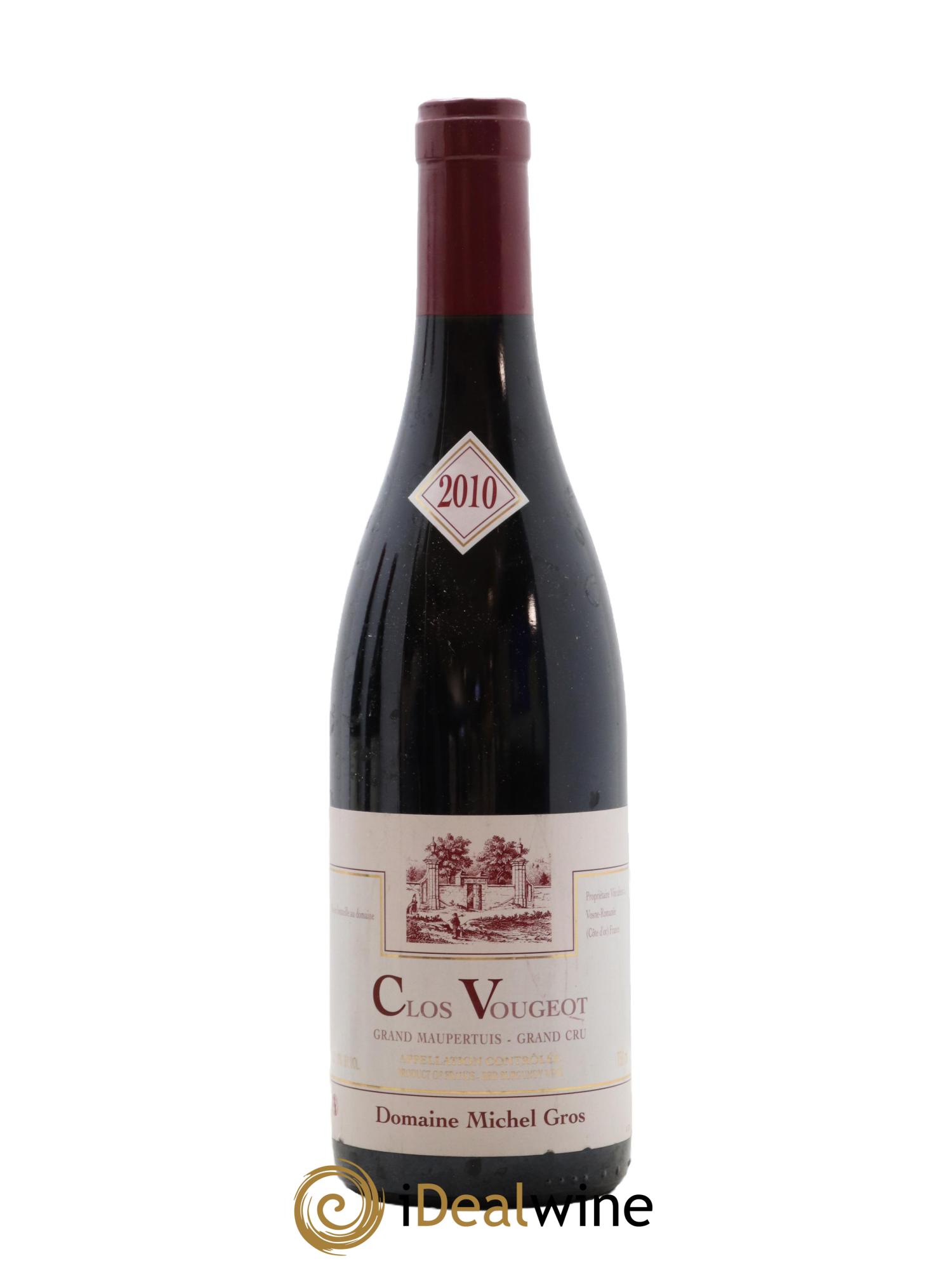 Clos de Vougeot Grand Cru Grand Maupertuis Michel Gros 2010 - Lotto di 1 bottiglia - 0