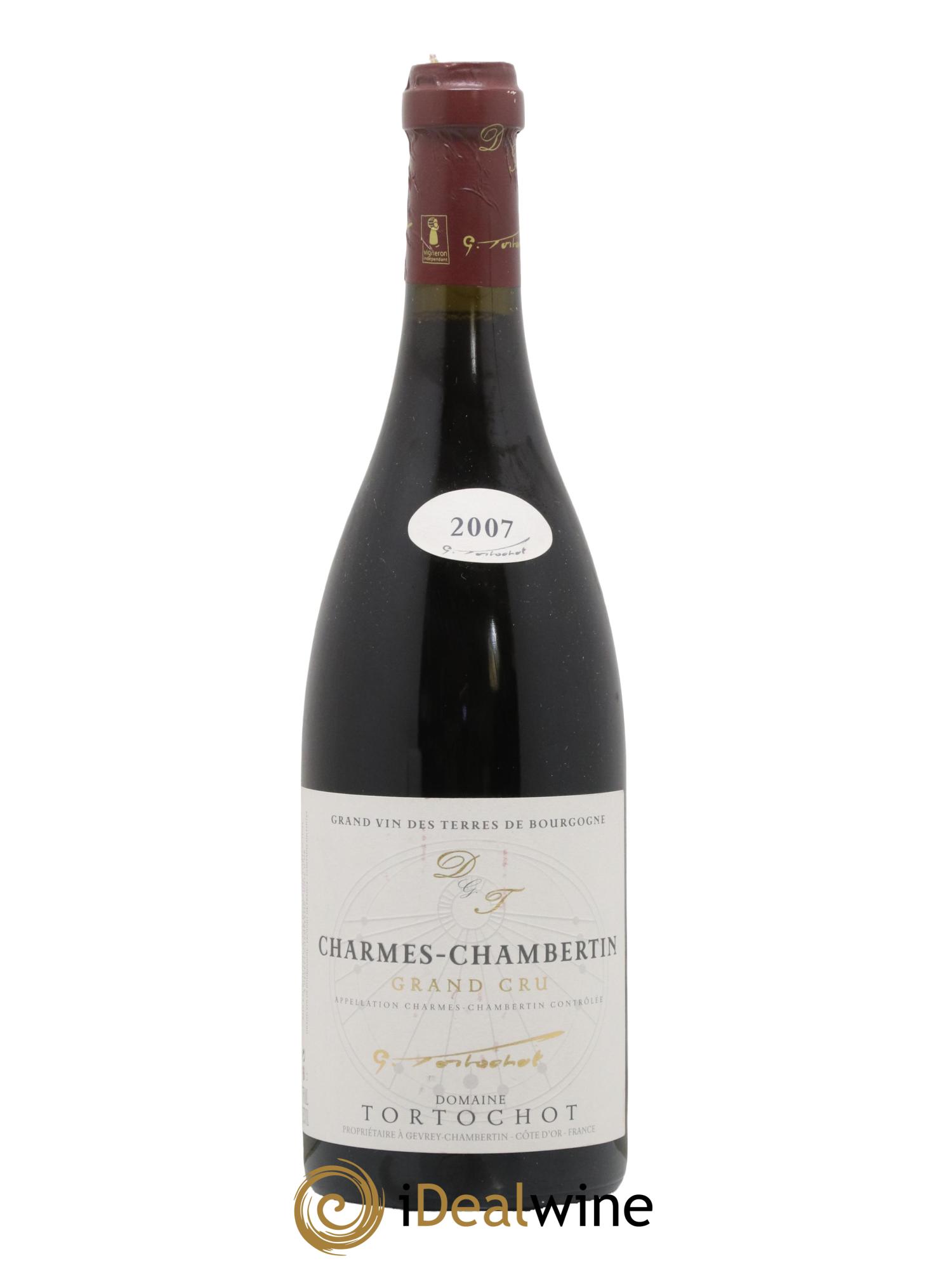 Charmes-Chambertin Grand Cru Tortochot (Domaine) 2007 - Lot de 1 bouteille - 0