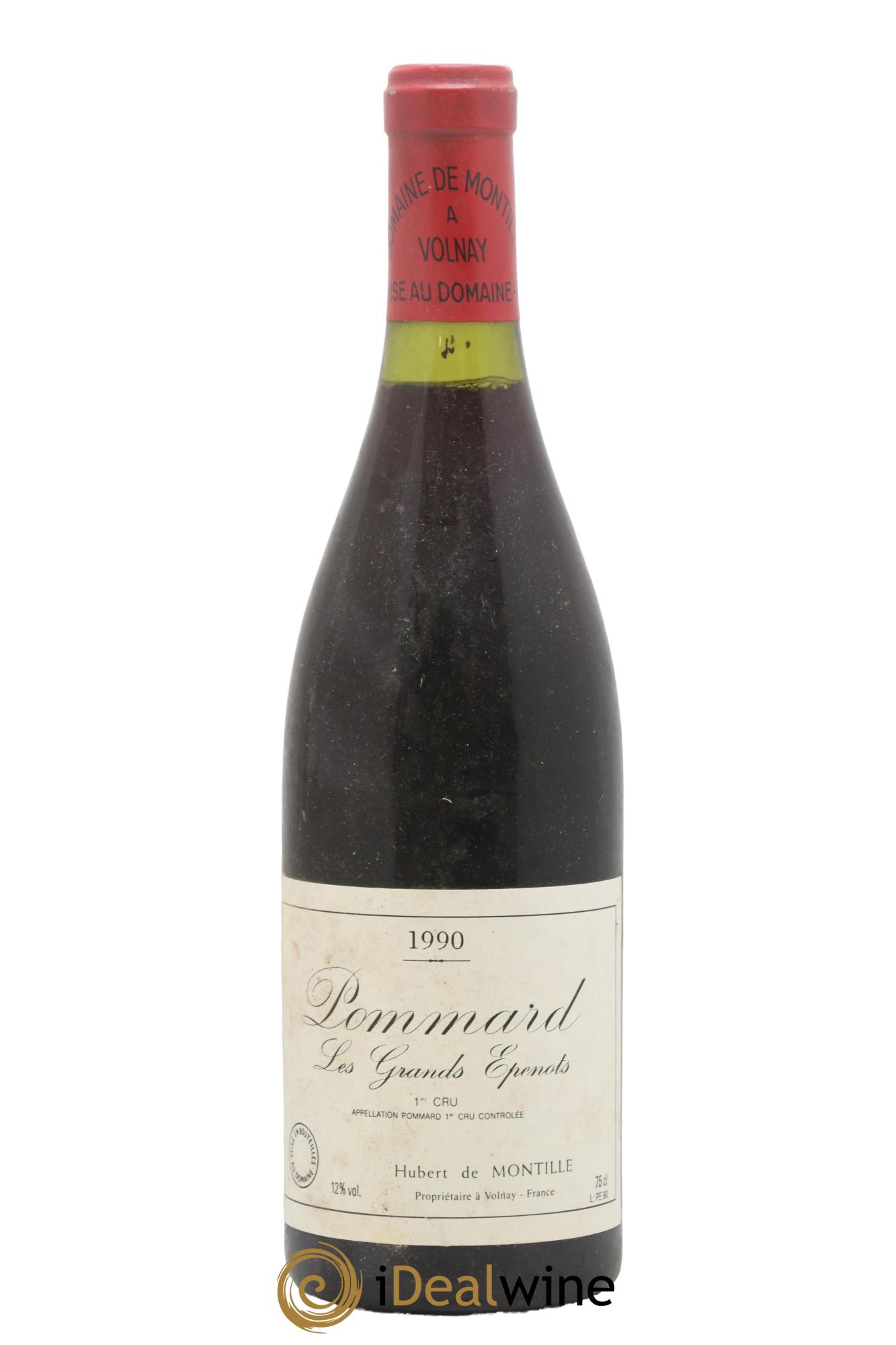 Pommard 1er Cru Les Grands Epenots De Montille (Domaine) 1990 - Posten von 1 Flasche - 0
