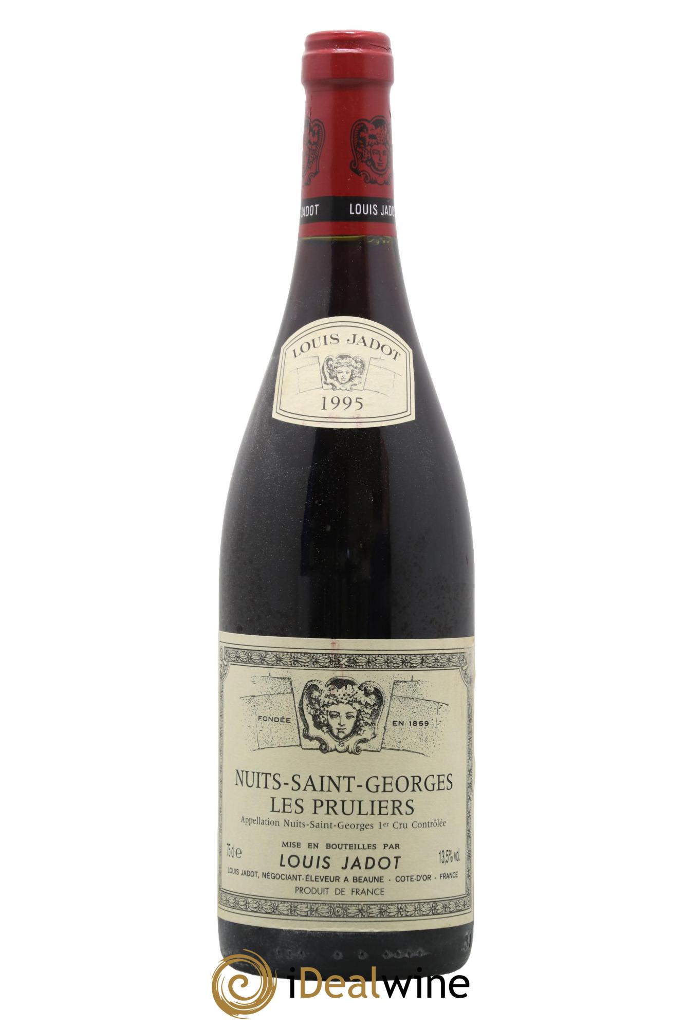 Nuits-Saint-Georges 1er Cru Les Pruliers Louis Jadot 1995 - Lot de 1 bouteille - 0