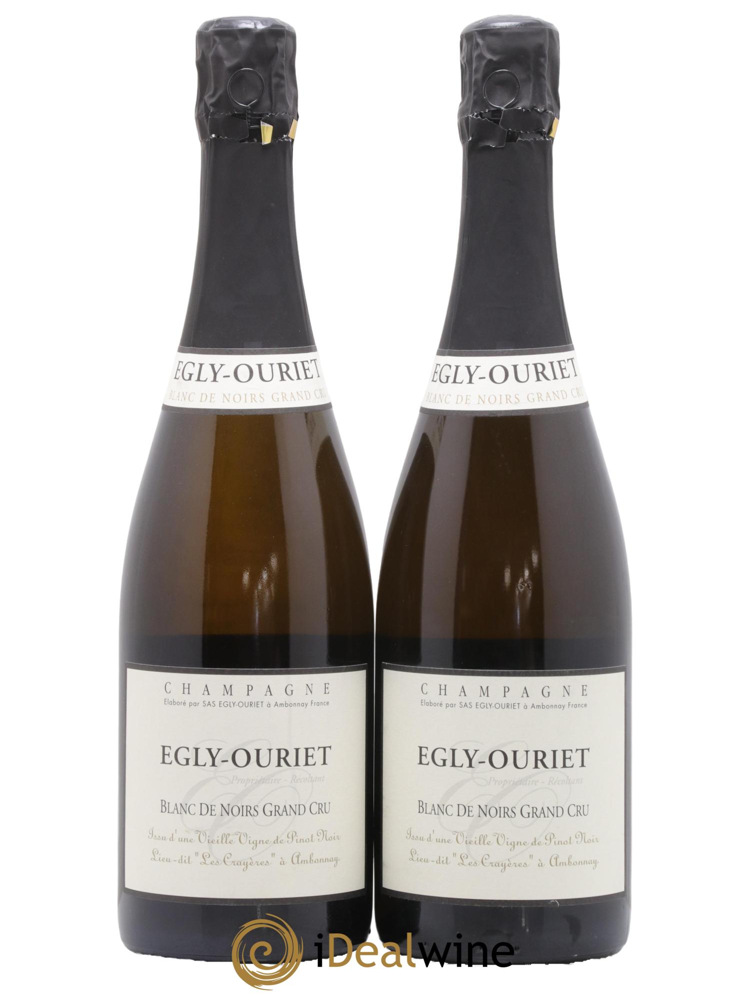 Blanc de Noirs Les Crayères Vieilles vignes Egly-Ouriet - Lot de 2 bouteilles - 0