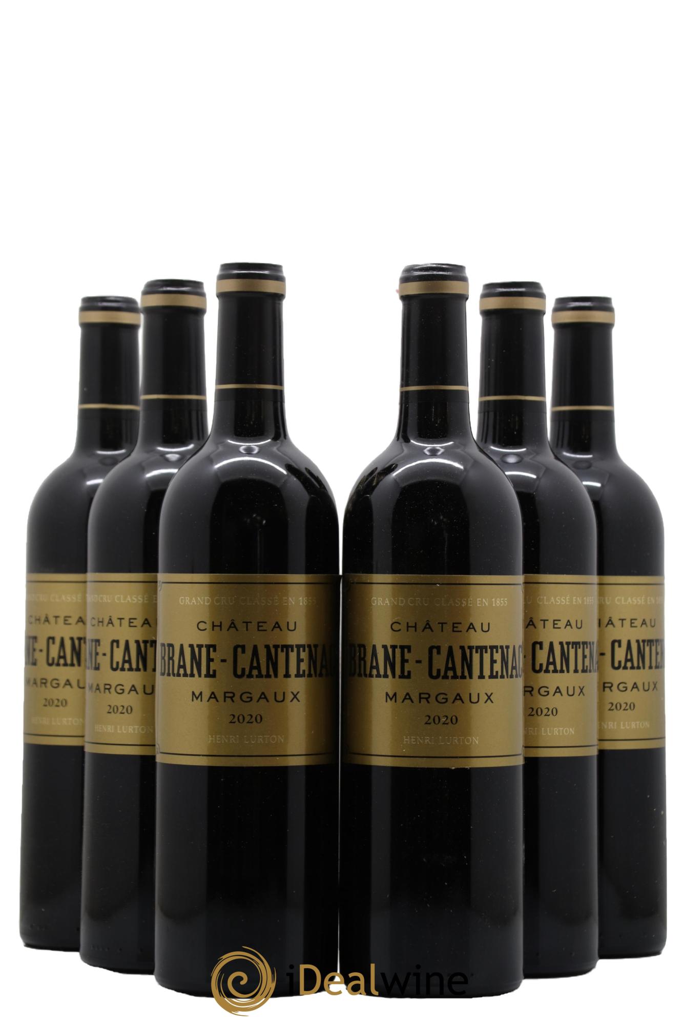 Château Brane Cantenac 2ème Grand Cru Classé 2020 - Lot de 6 bouteilles - 0