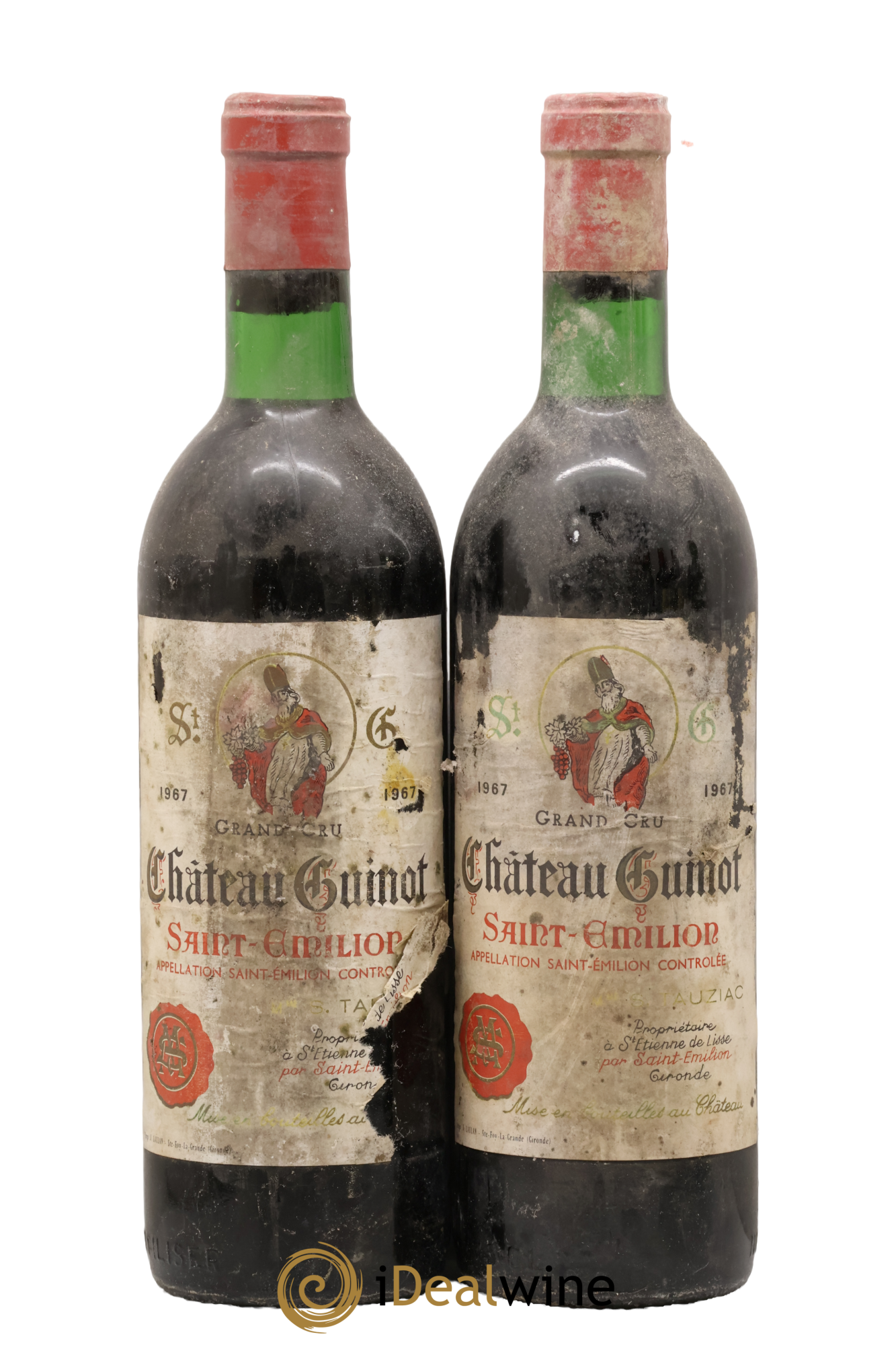 Château Vieux Guinot 1967 - Lot de 2 bouteilles - 0