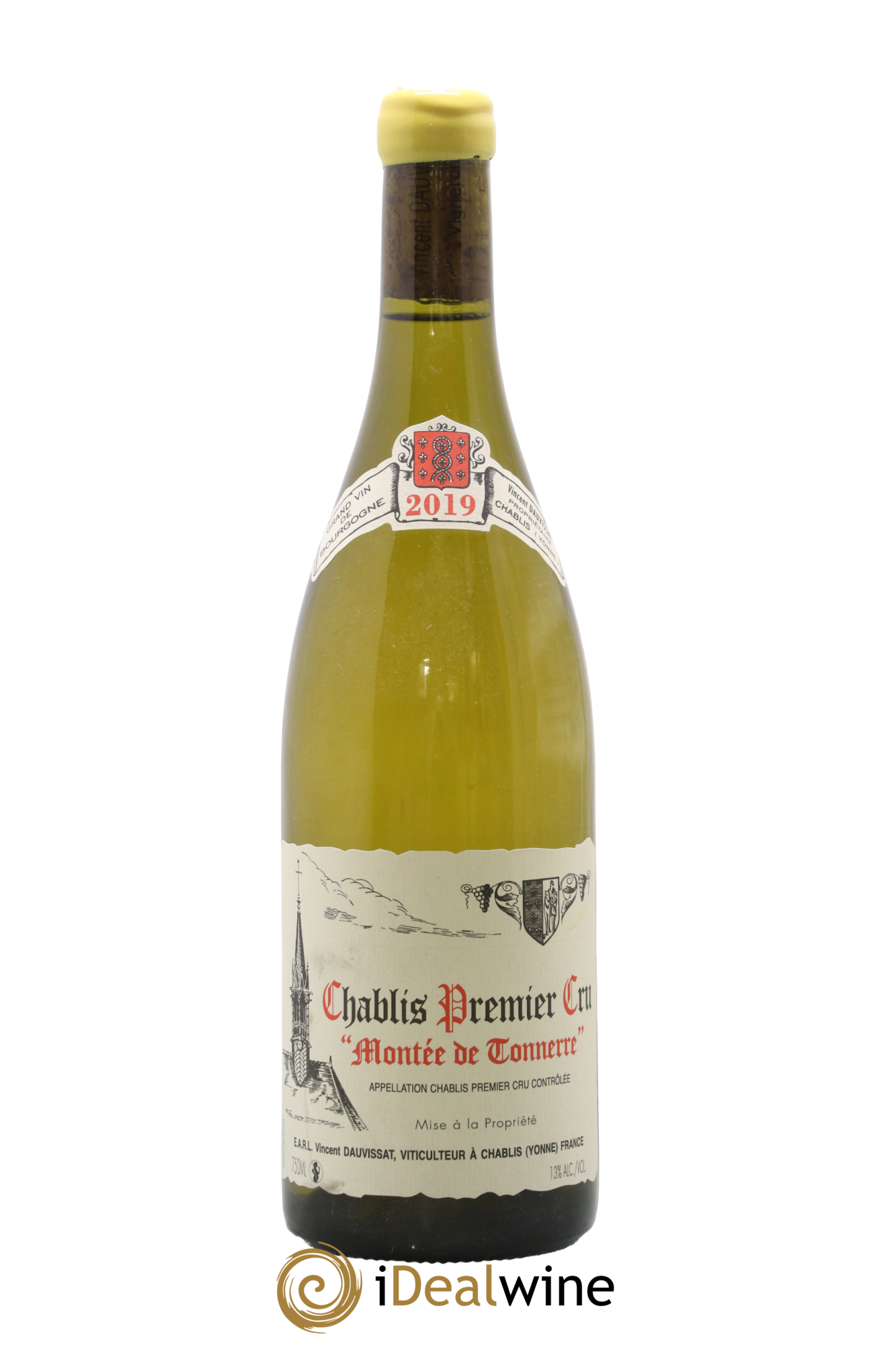 Chablis 1er Cru Montée de Tonnerre Vincent Dauvissat (Domaine) 2019 - Lot de 1 bouteille - 0