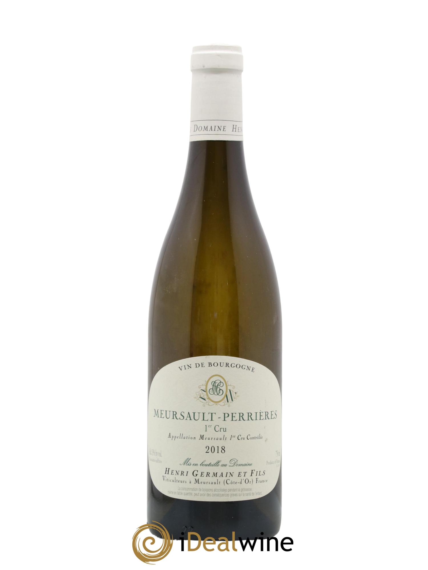 Meursault 1er Cru Perrières Henri Germain 2018 - Lot de 1 bouteille - 0