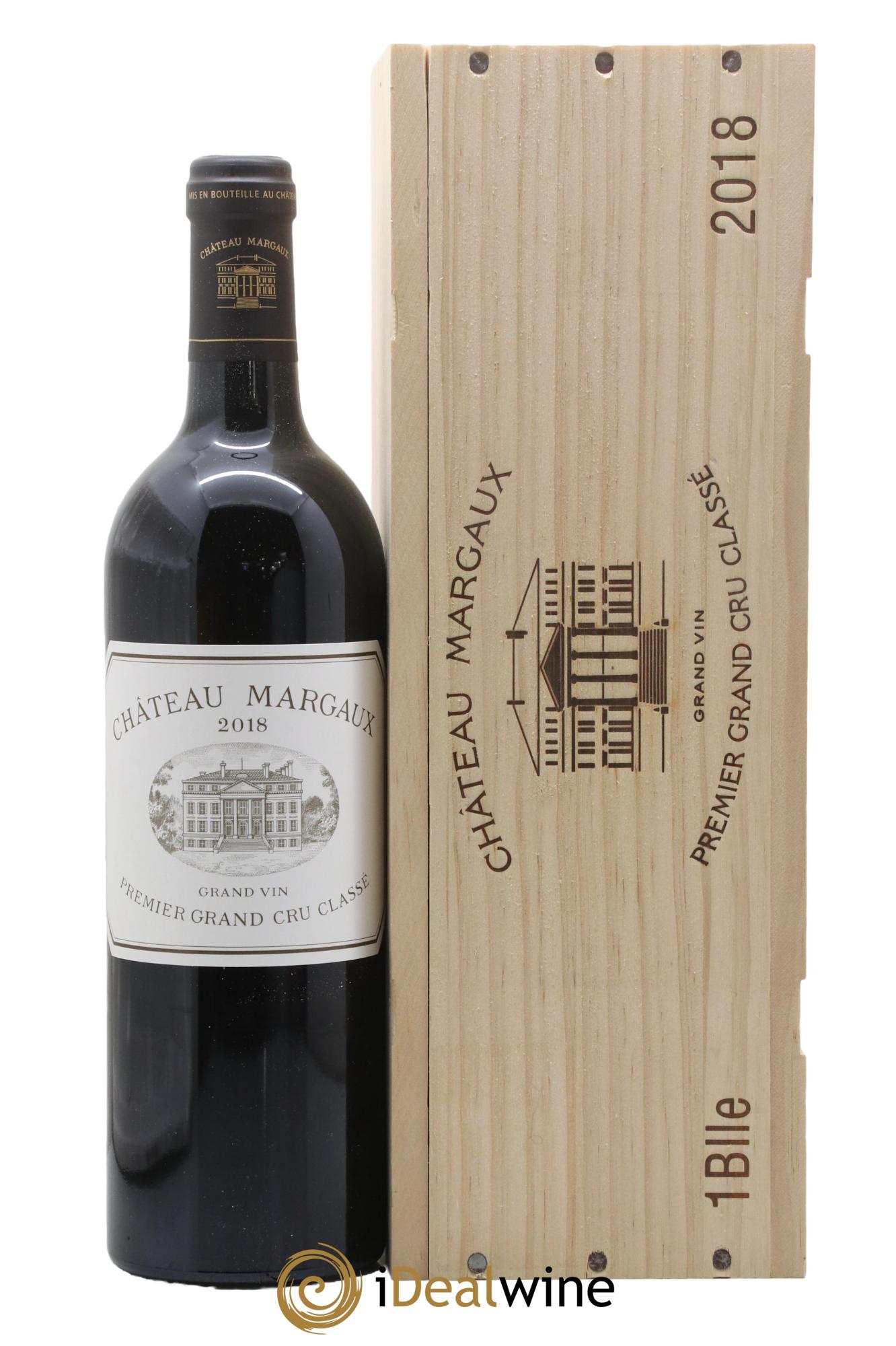 Château Margaux 1er Grand Cru Classé 2018 - Lot de 1 bouteille - 0