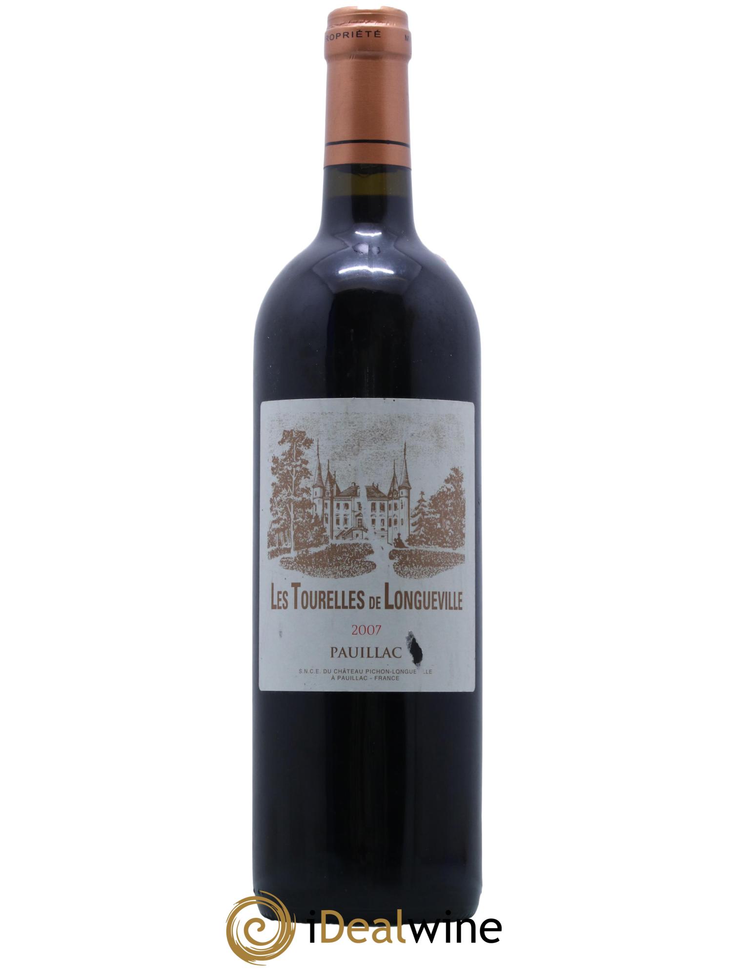 Les Tourelles de Longueville Second Vin 2007 - Lot de 1 bouteille - 0