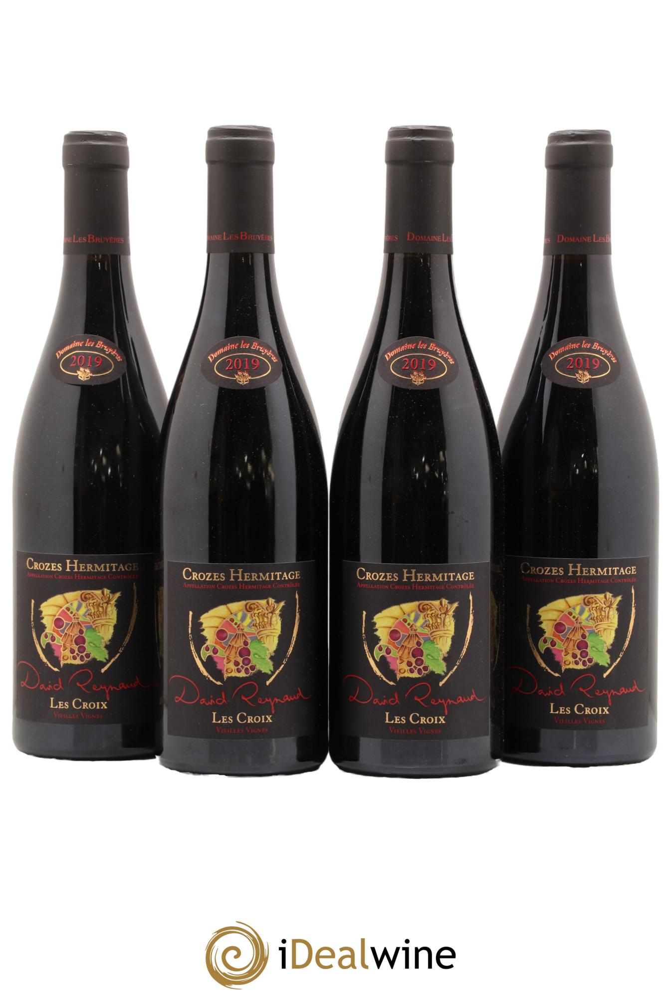 Crozes-Hermitage Les Croix Vieilles vignes David Reynaud 2019 - Lot de 4 bouteilles - 0