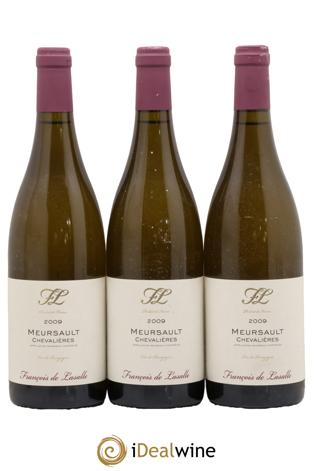 Meursault Chevalières - François de Lasalle 2009 - Lot de 3 bouteilles - 0