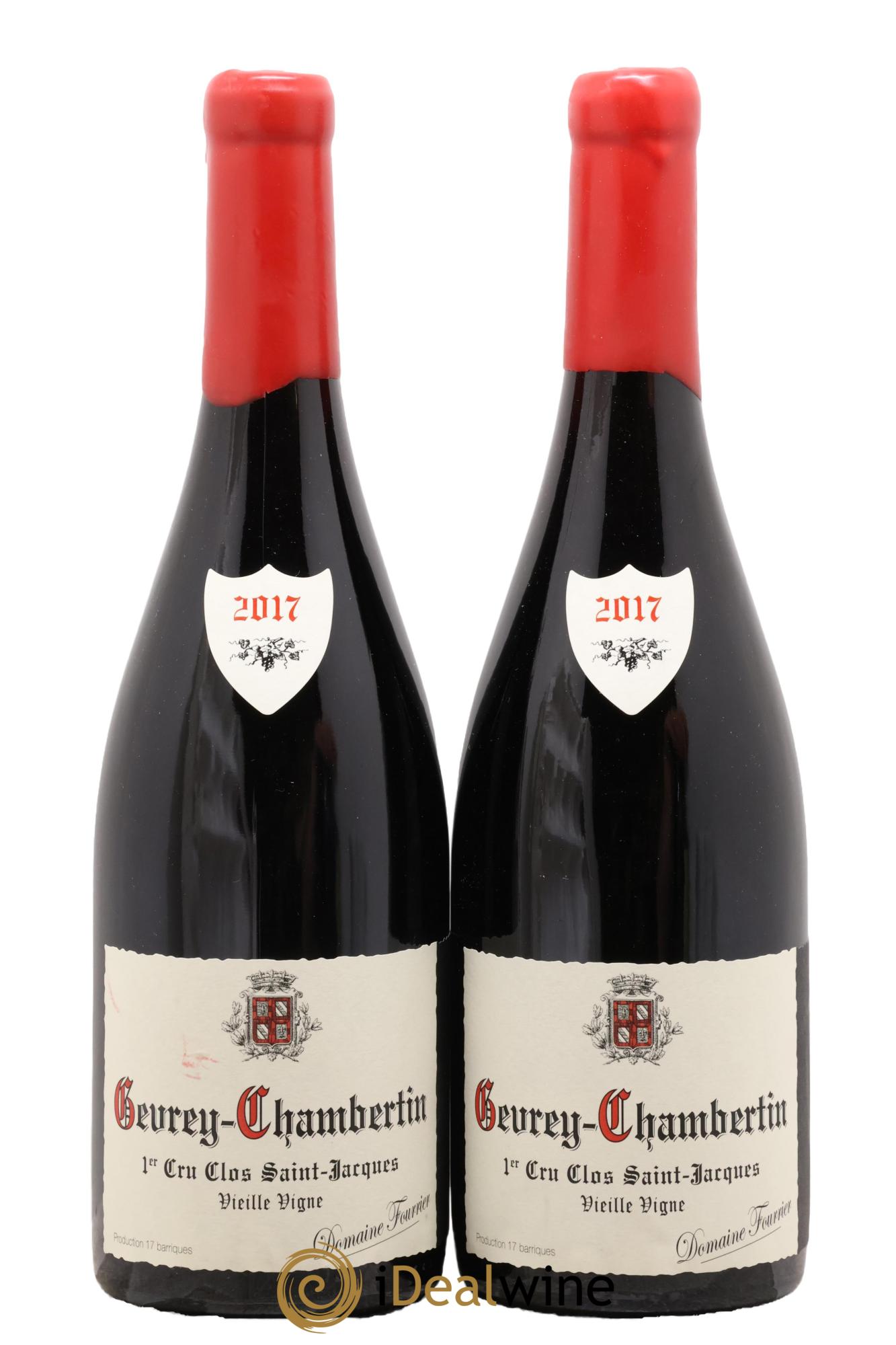 Gevrey-Chambertin 1er Cru Clos Saint-Jacques Vieille Vigne Fourrier (Domaine) 2017 - Lot de 2 bouteilles - 0