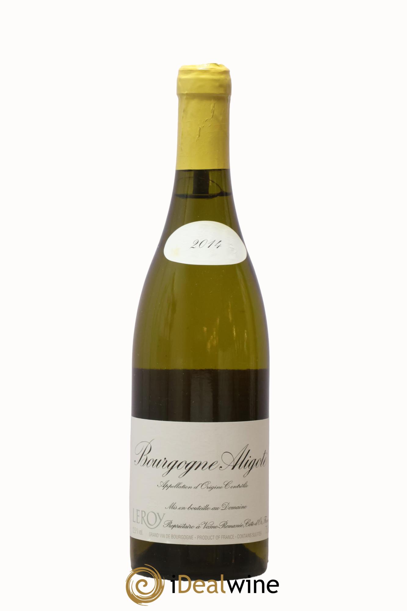 Bourgogne Aligoté Leroy (Domaine) 2014 - Lot de 1 bouteille - 0
