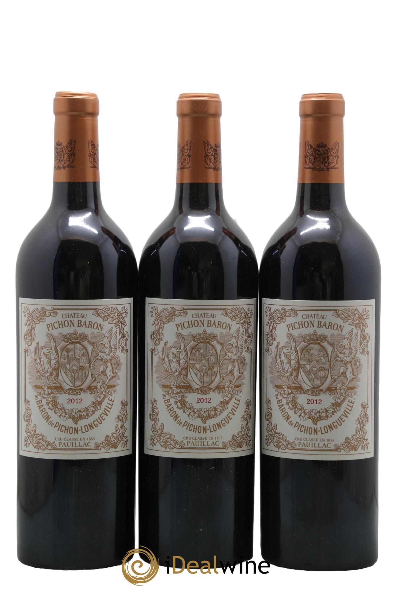Pichon Longueville Baron 2ème Grand Cru Classé 2012 - Lot de 12 bouteilles - 3