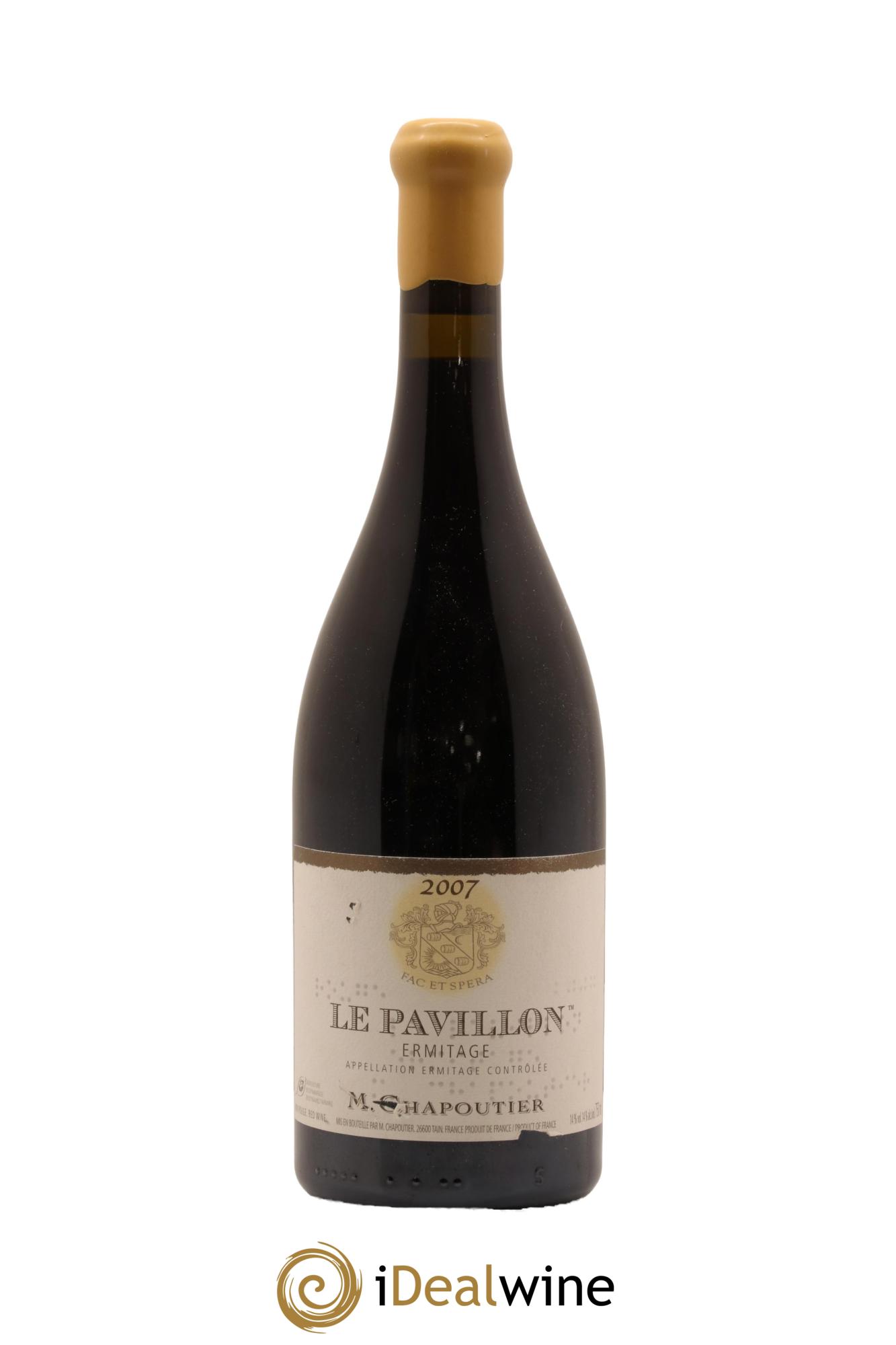 Hermitage Ermitage Le Pavillon Chapoutier 2007 - Lot de 1 bouteille - 0