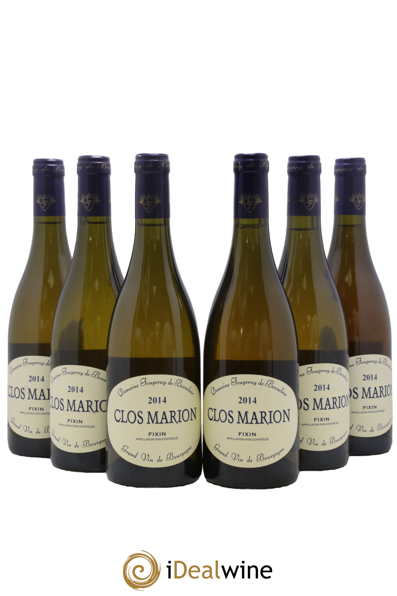 Fixin Clos Marion Fougeray de Beauclair 2014 - Lotto di 6 bottiglie - 0