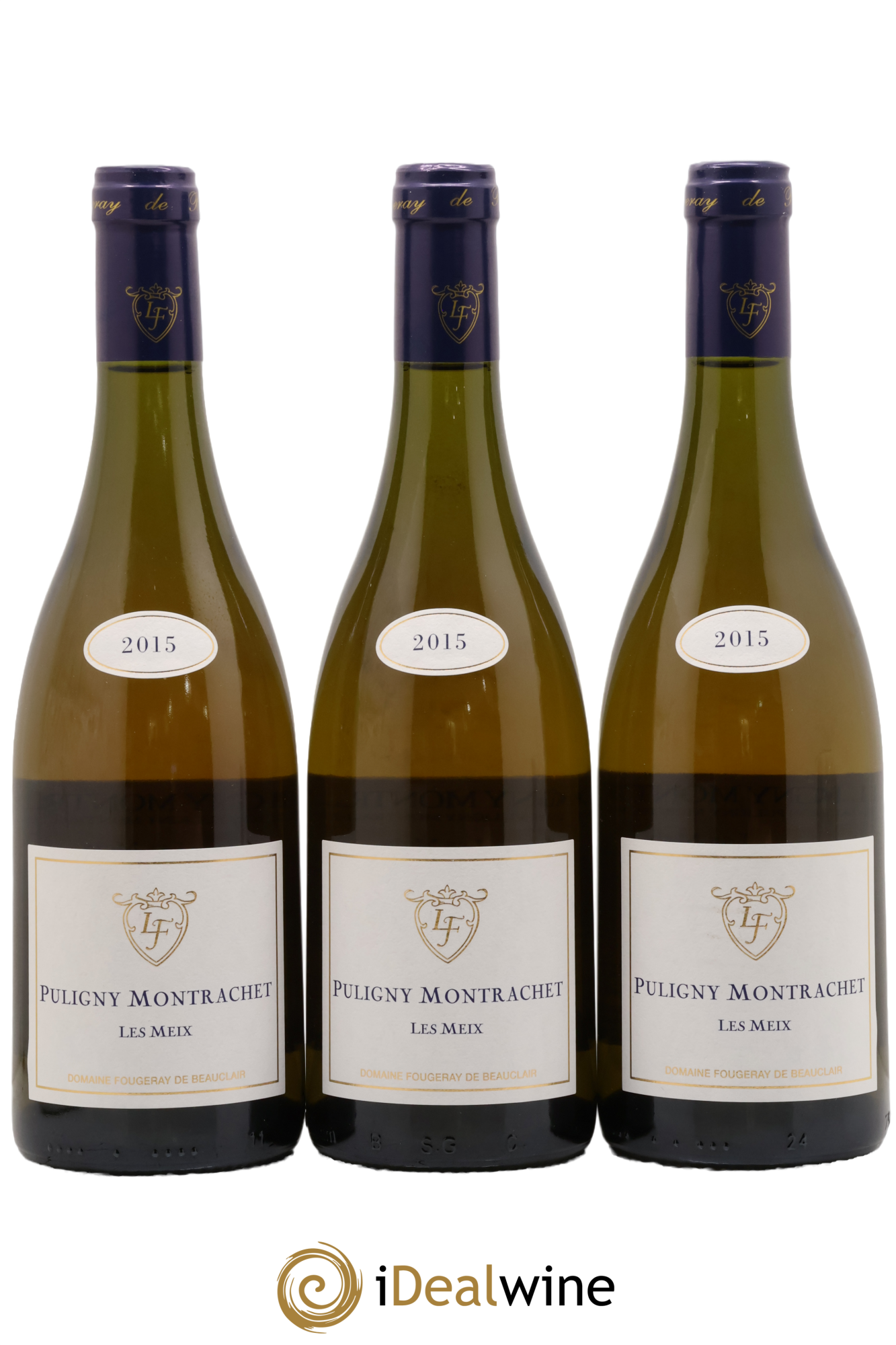Puligny-Montrachet Les Meix Fougeray de Beauclair 2015 - Lot de 3 bouteilles - 0