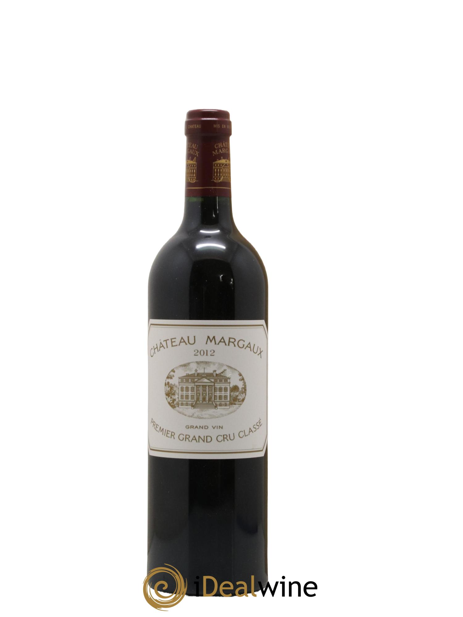 Château Margaux 1er Grand Cru Classé 2012 - Lot de 1 bouteille - 0