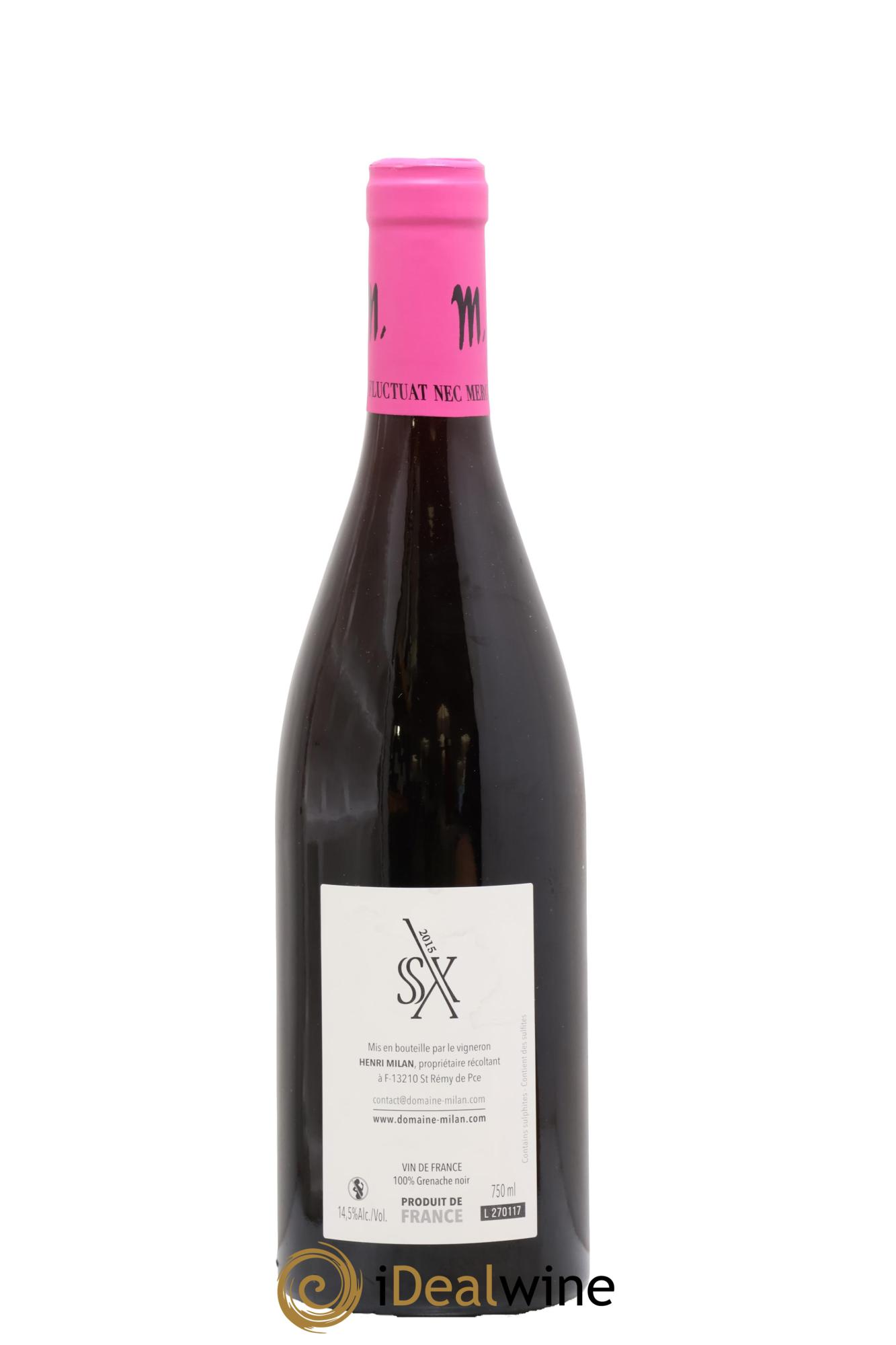 Vin de France S & X Henri Milan 2015 - Lotto di 1 bottiglia - 1