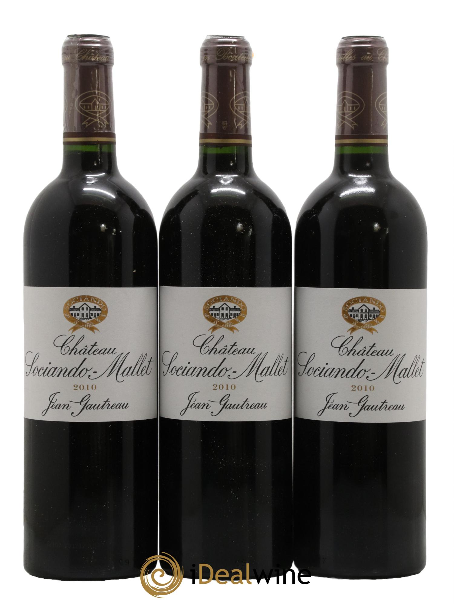 Château Sociando Mallet 2010 - Lot de 12 bouteilles - 1